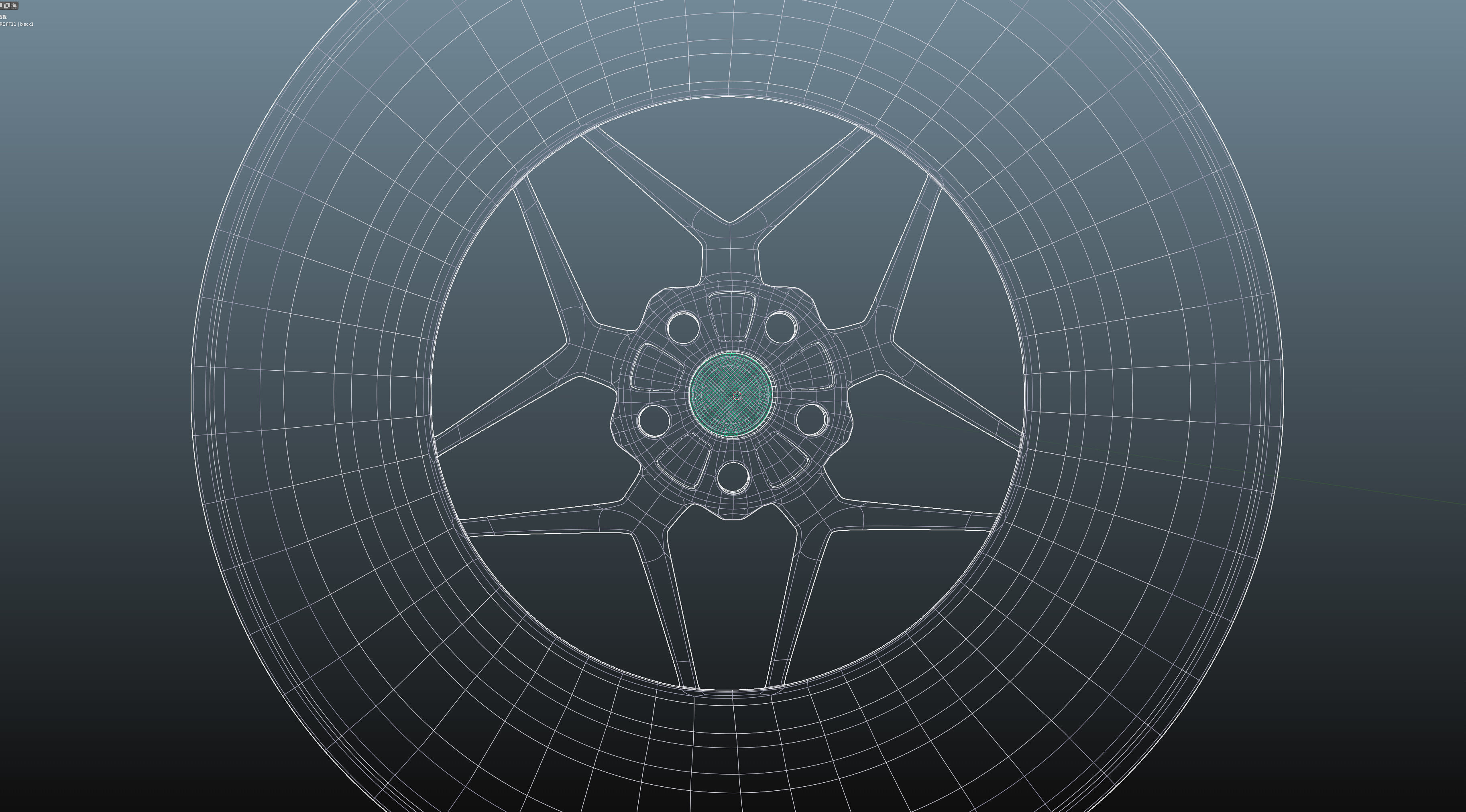 HRE FF11 Low-poly 3D model_25