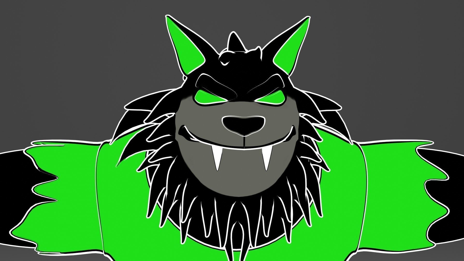 wolf-lobo 3D model_26