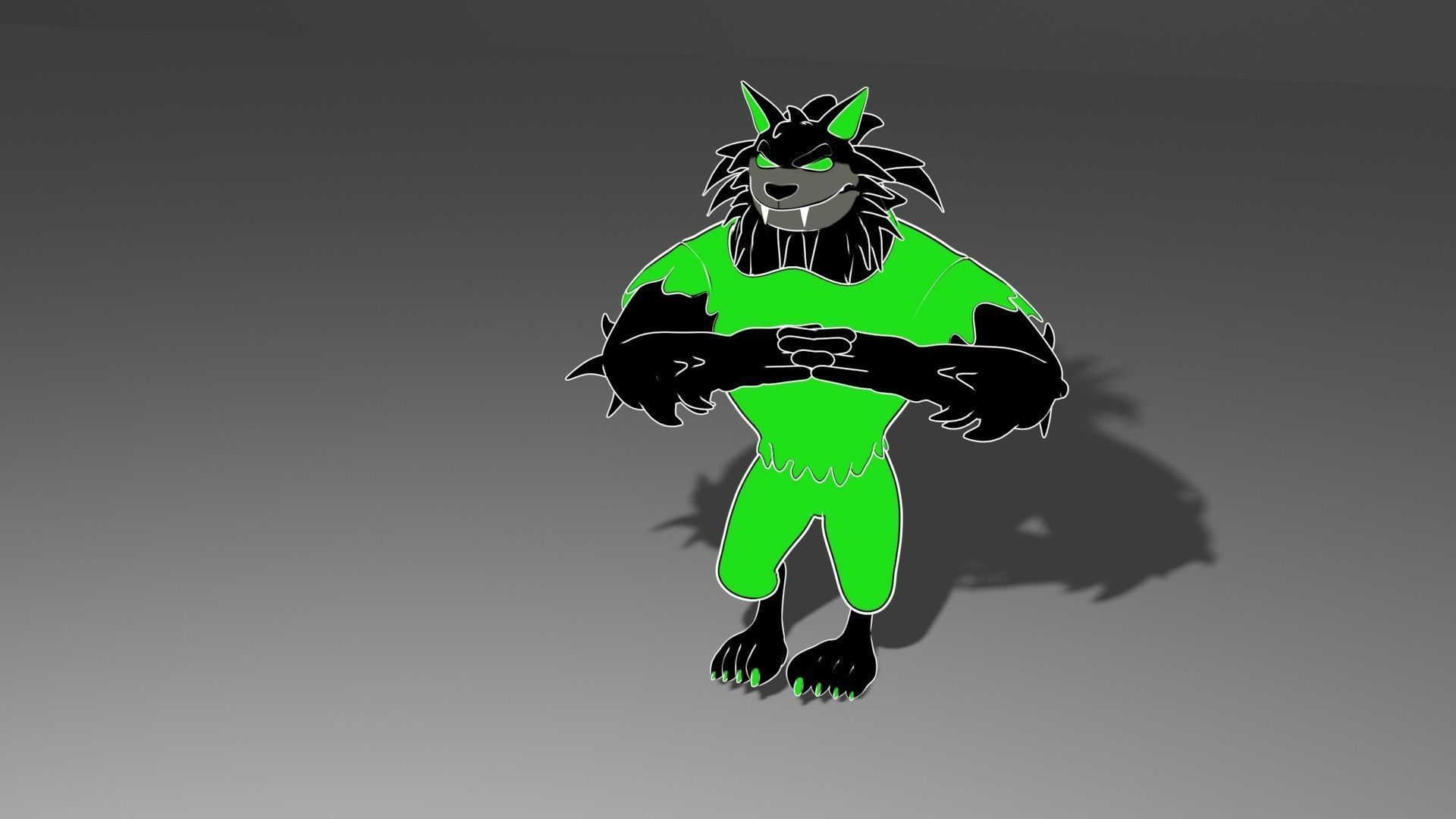 wolf-lobo 3D model_17