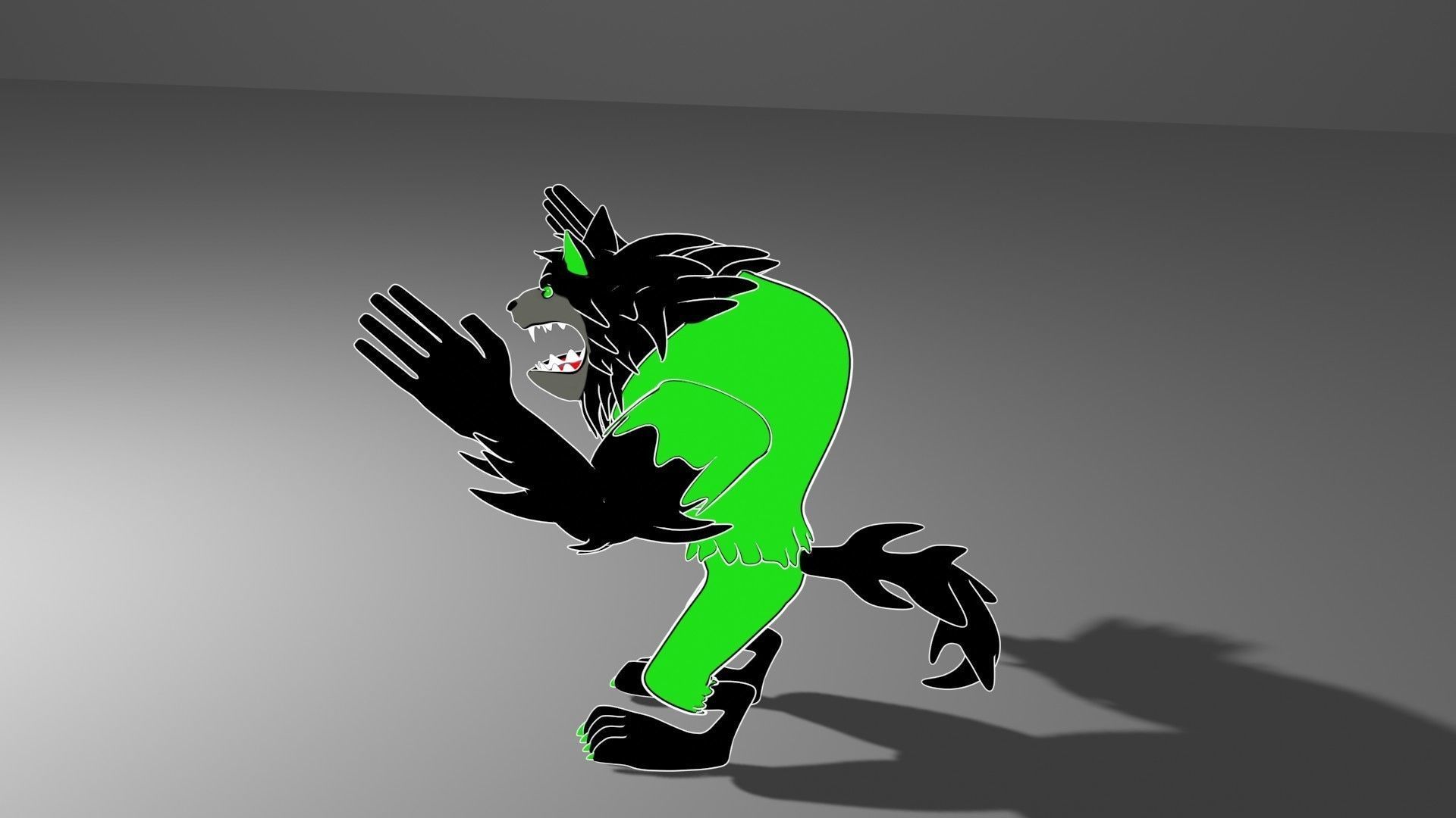 wolf-lobo 3D model_7