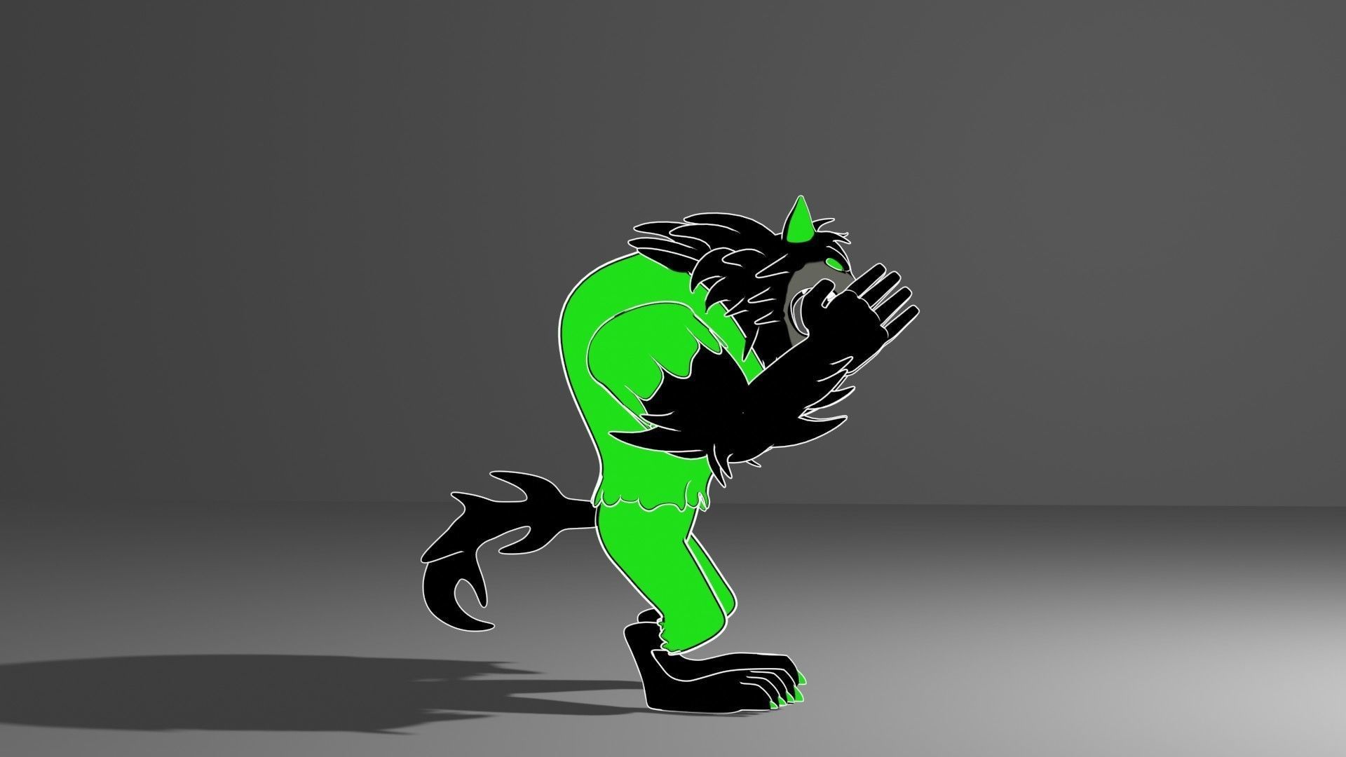 wolf-lobo 3D model_9