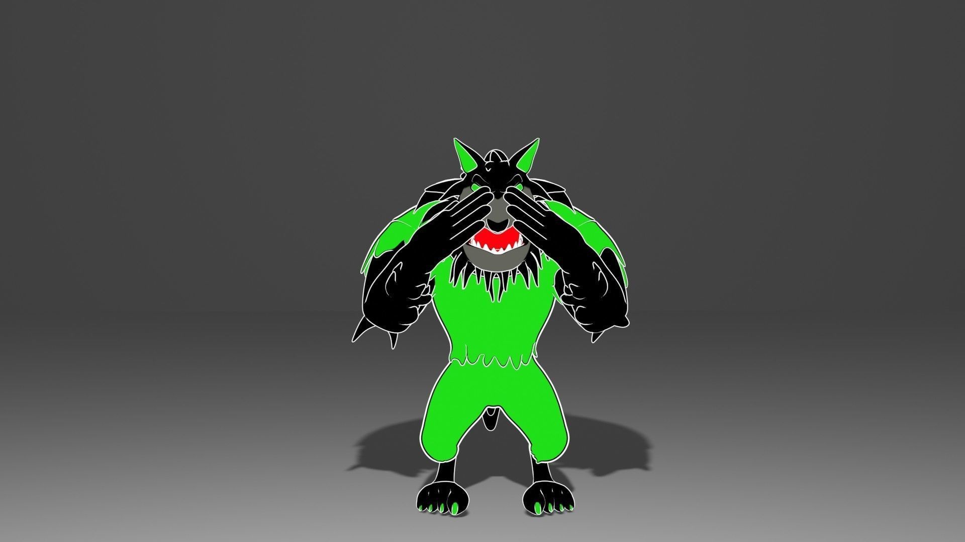 wolf-lobo 3D model_8