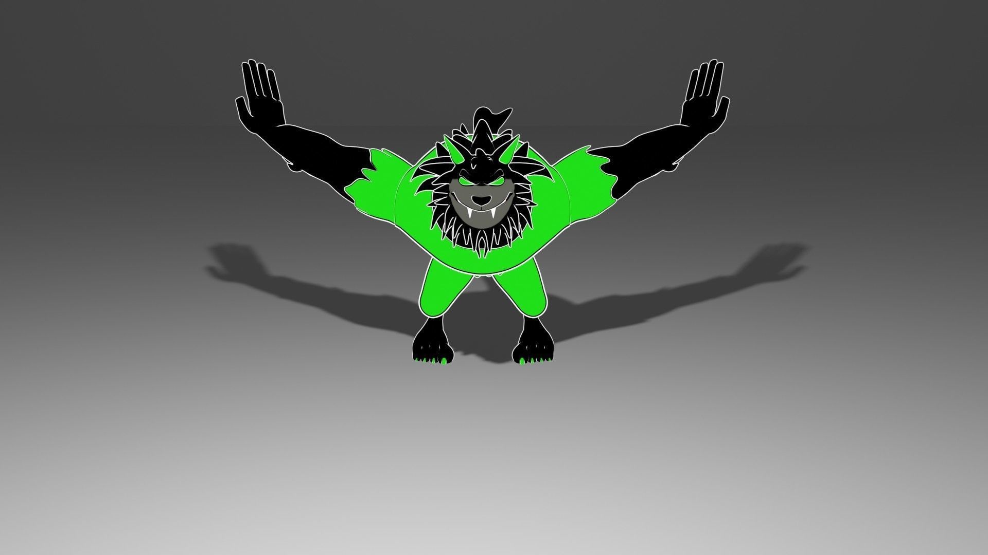 wolf-lobo 3D model_29