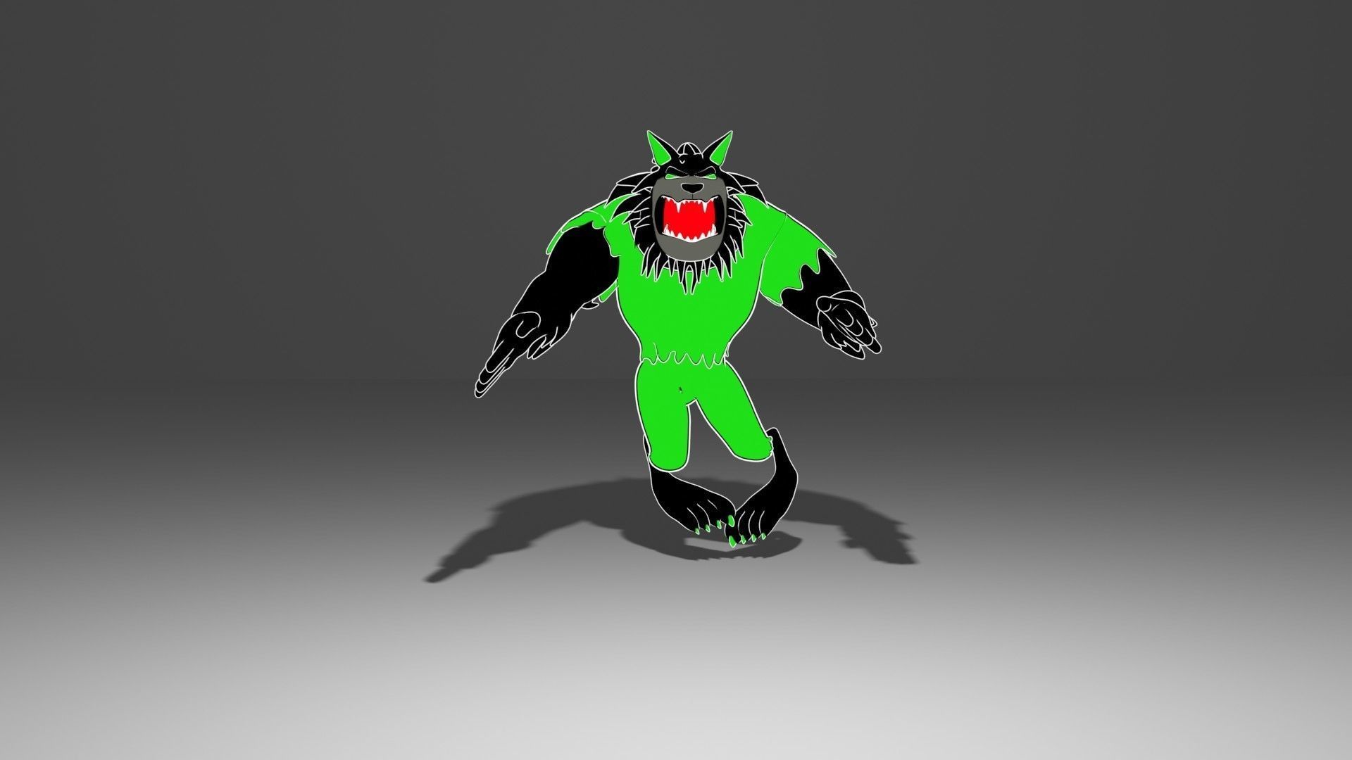wolf-lobo 3D model_11