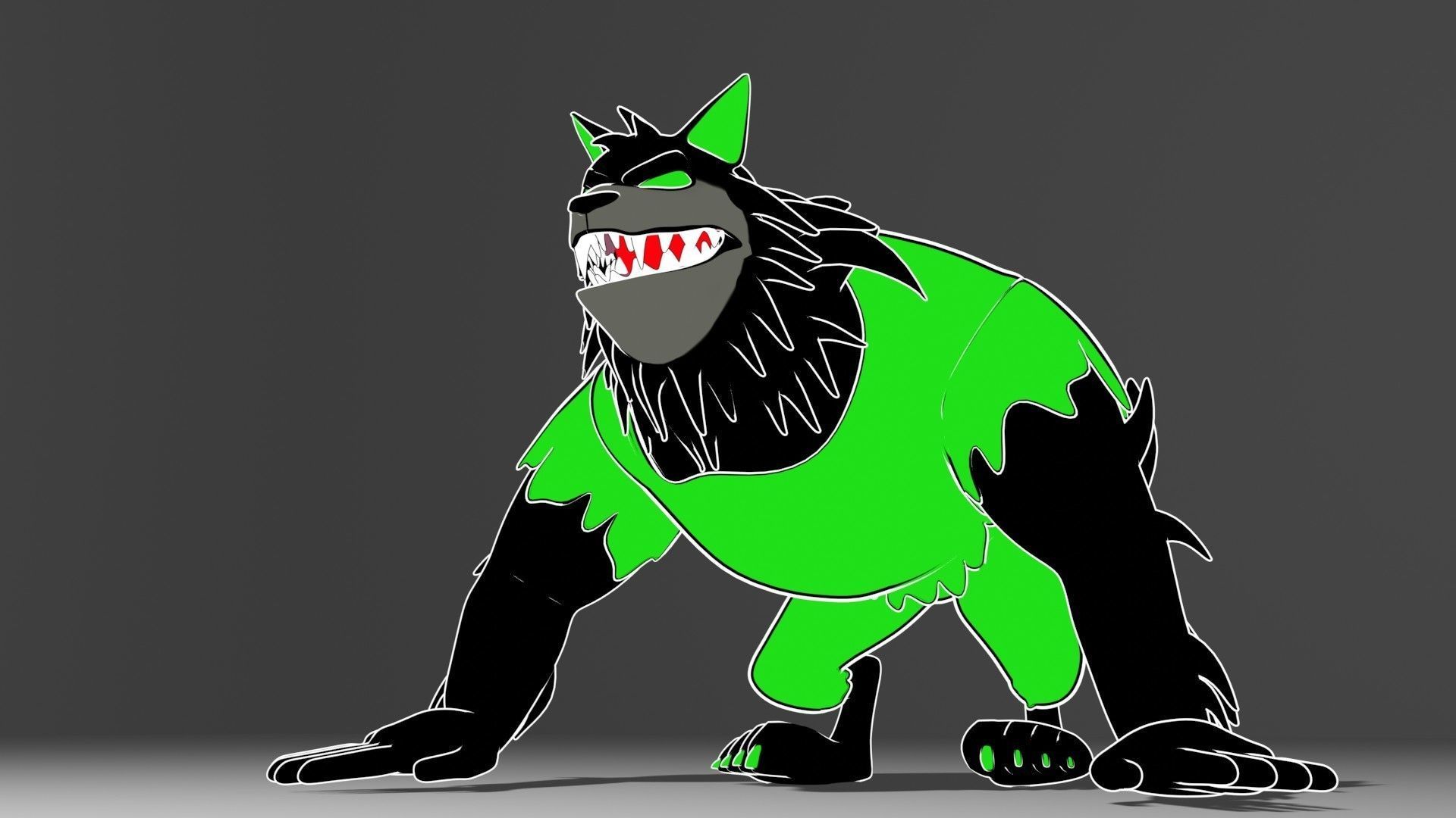 wolf-lobo 3D model_24