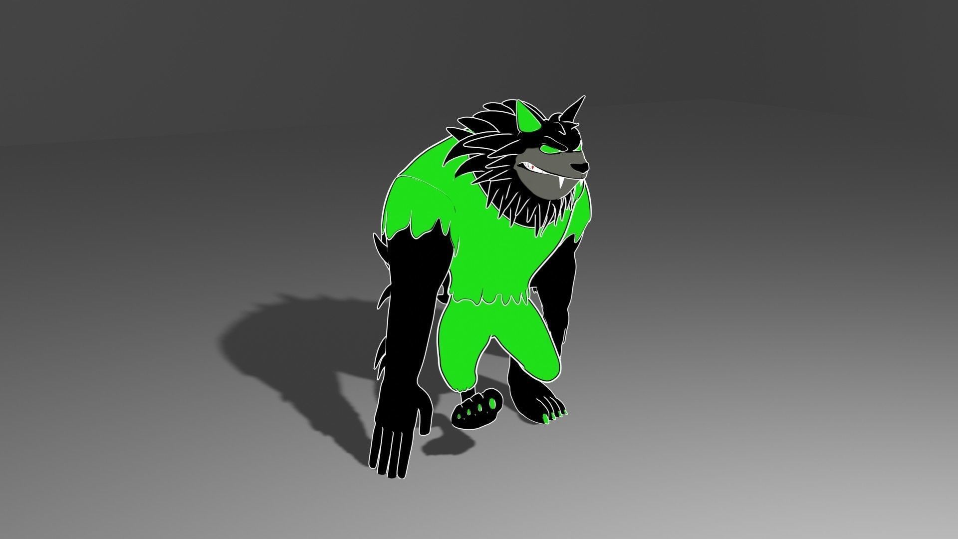 wolf-lobo 3D model_16