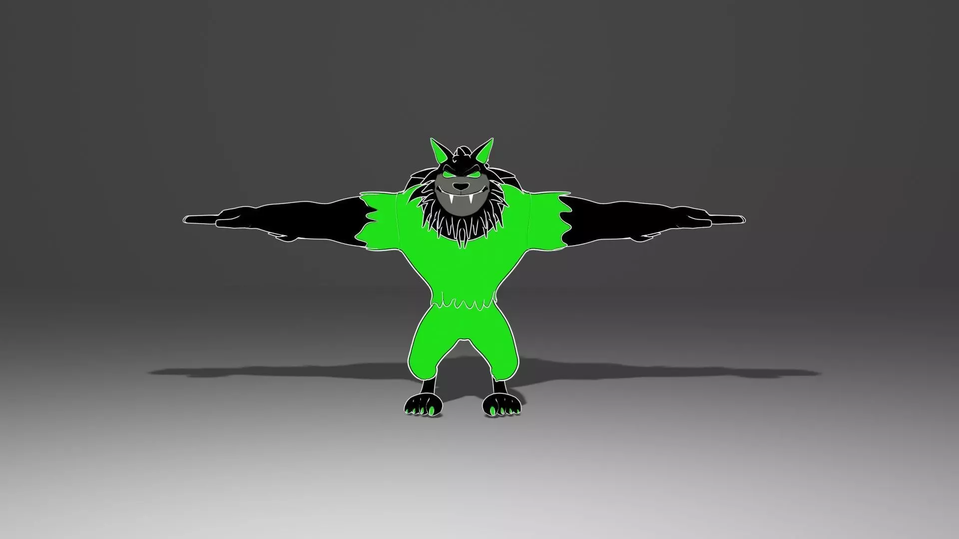 wolf-lobo 3D model_0