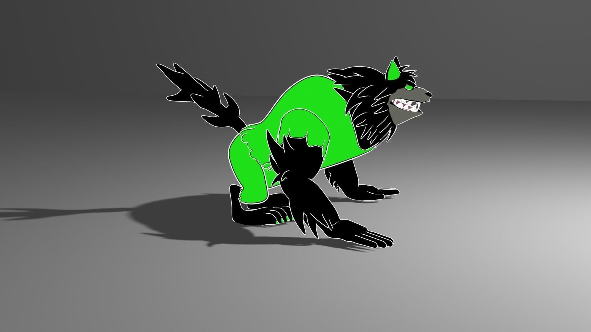 wolf-lobo 3D model_23