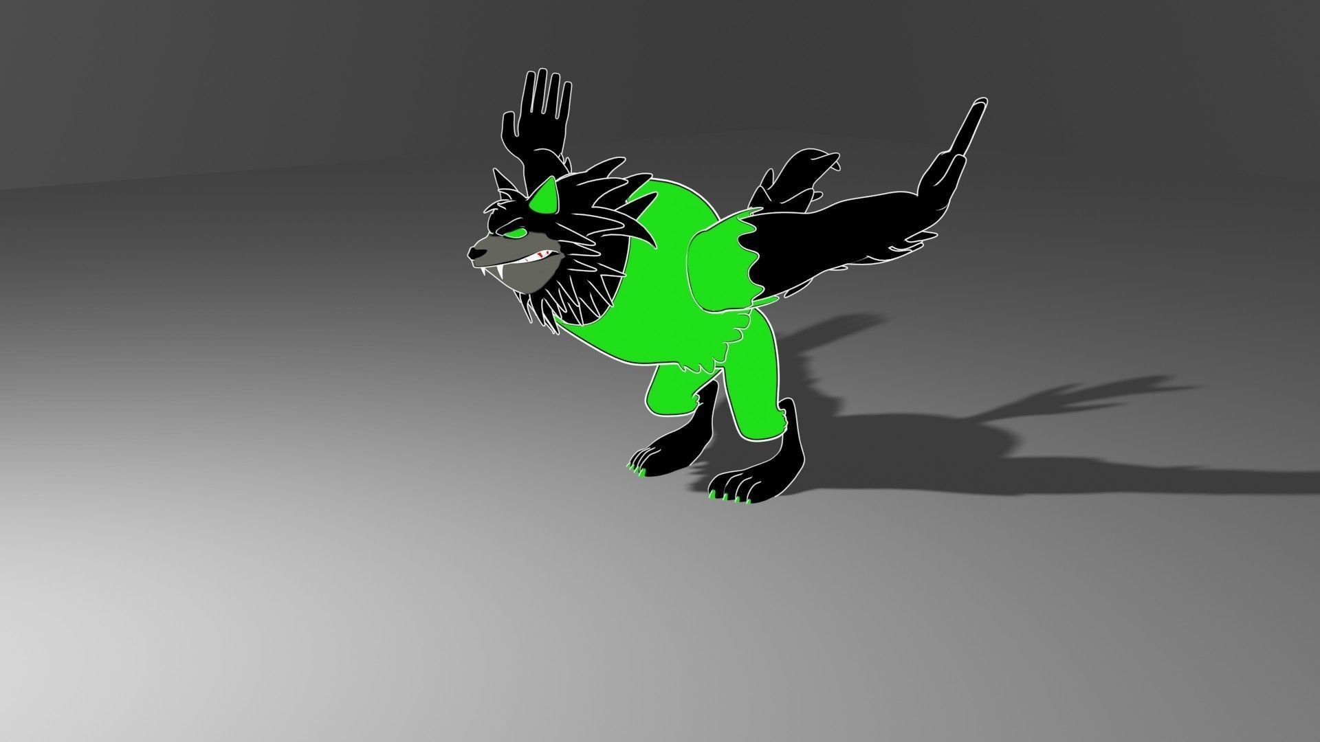 wolf-lobo 3D model_28