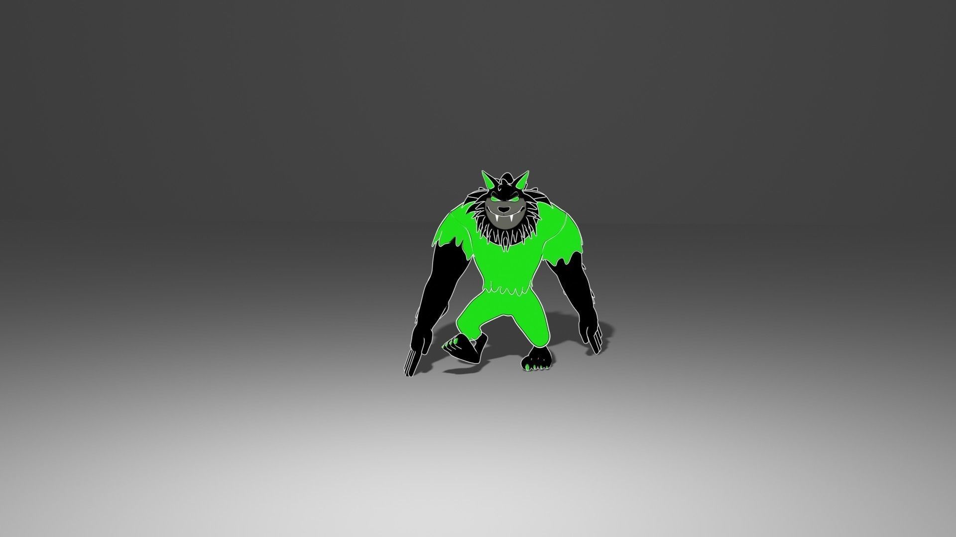 wolf-lobo 3D model_14