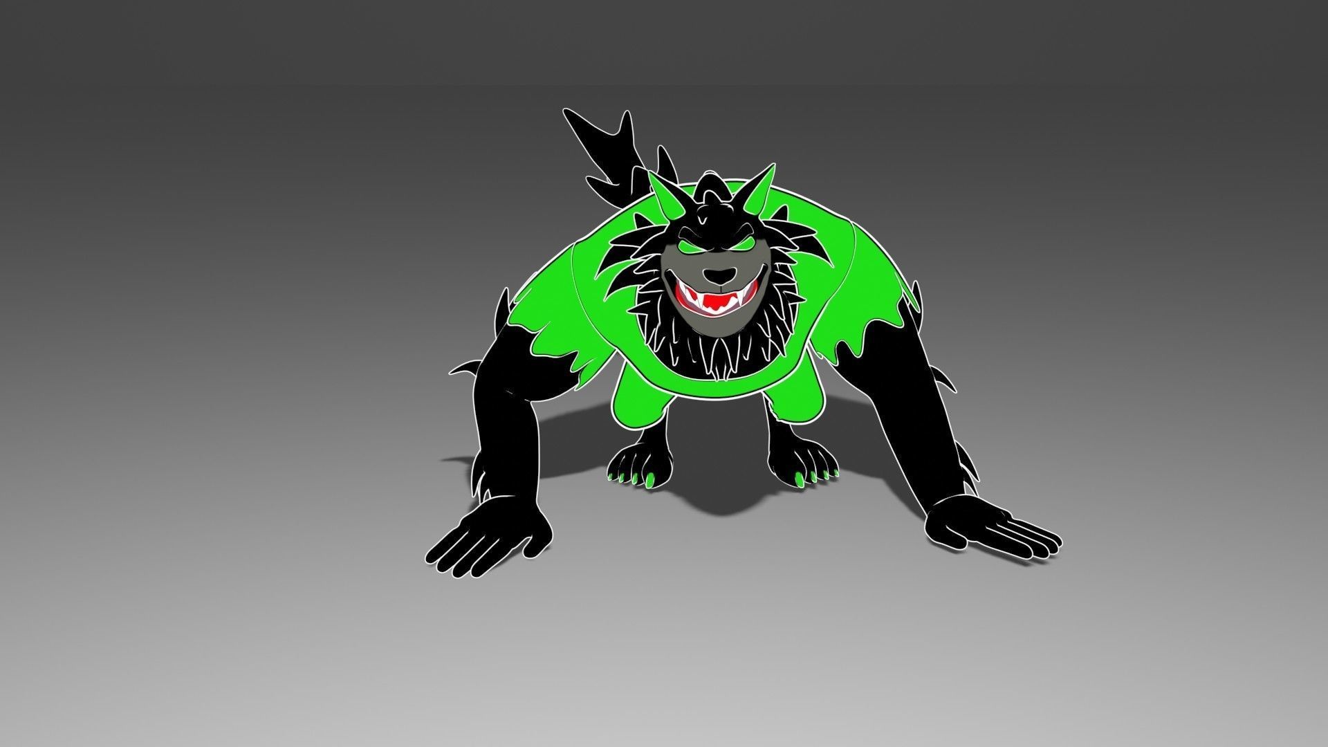 wolf-lobo 3D model_22