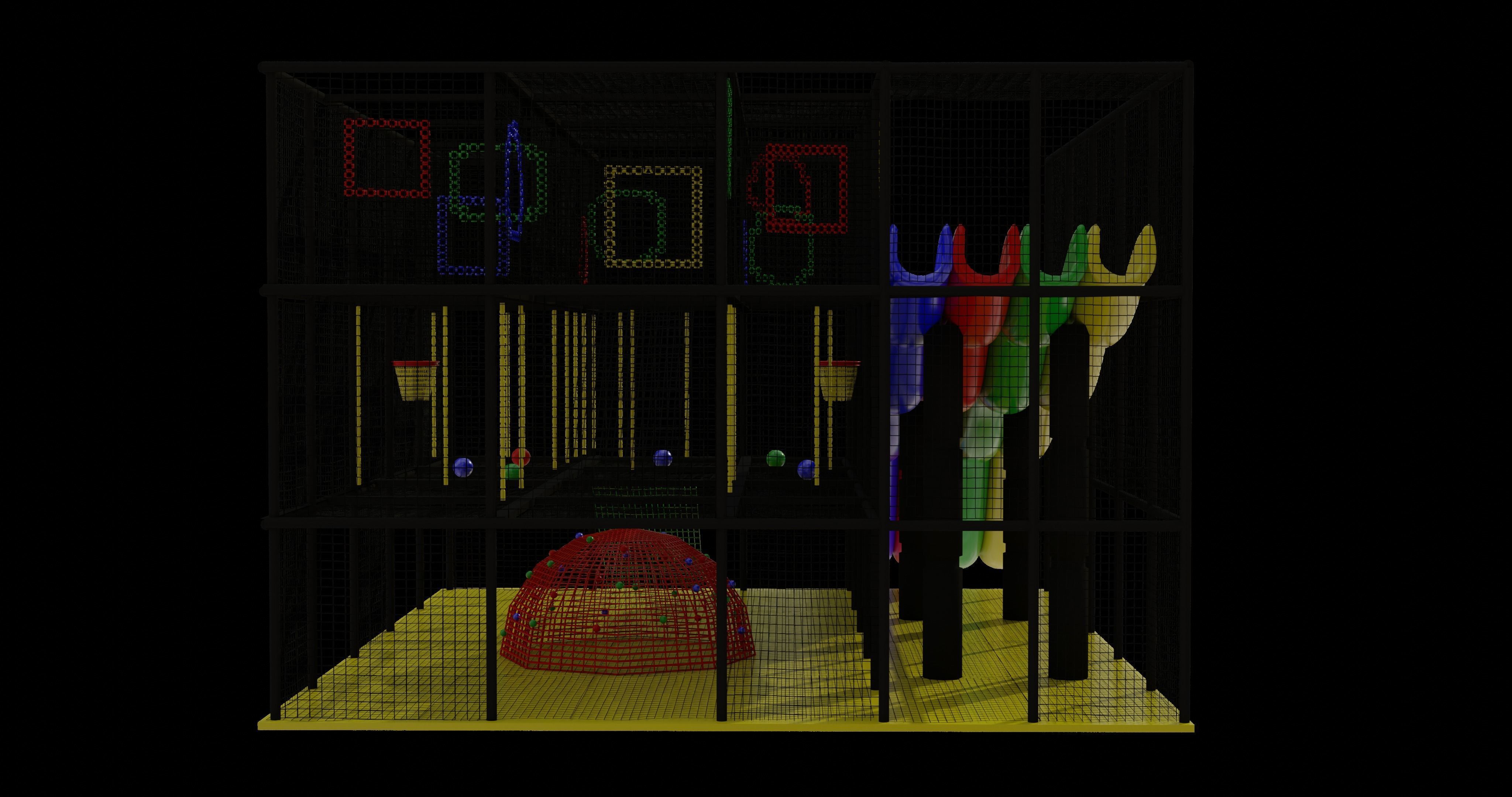 leisure park 3D model_6