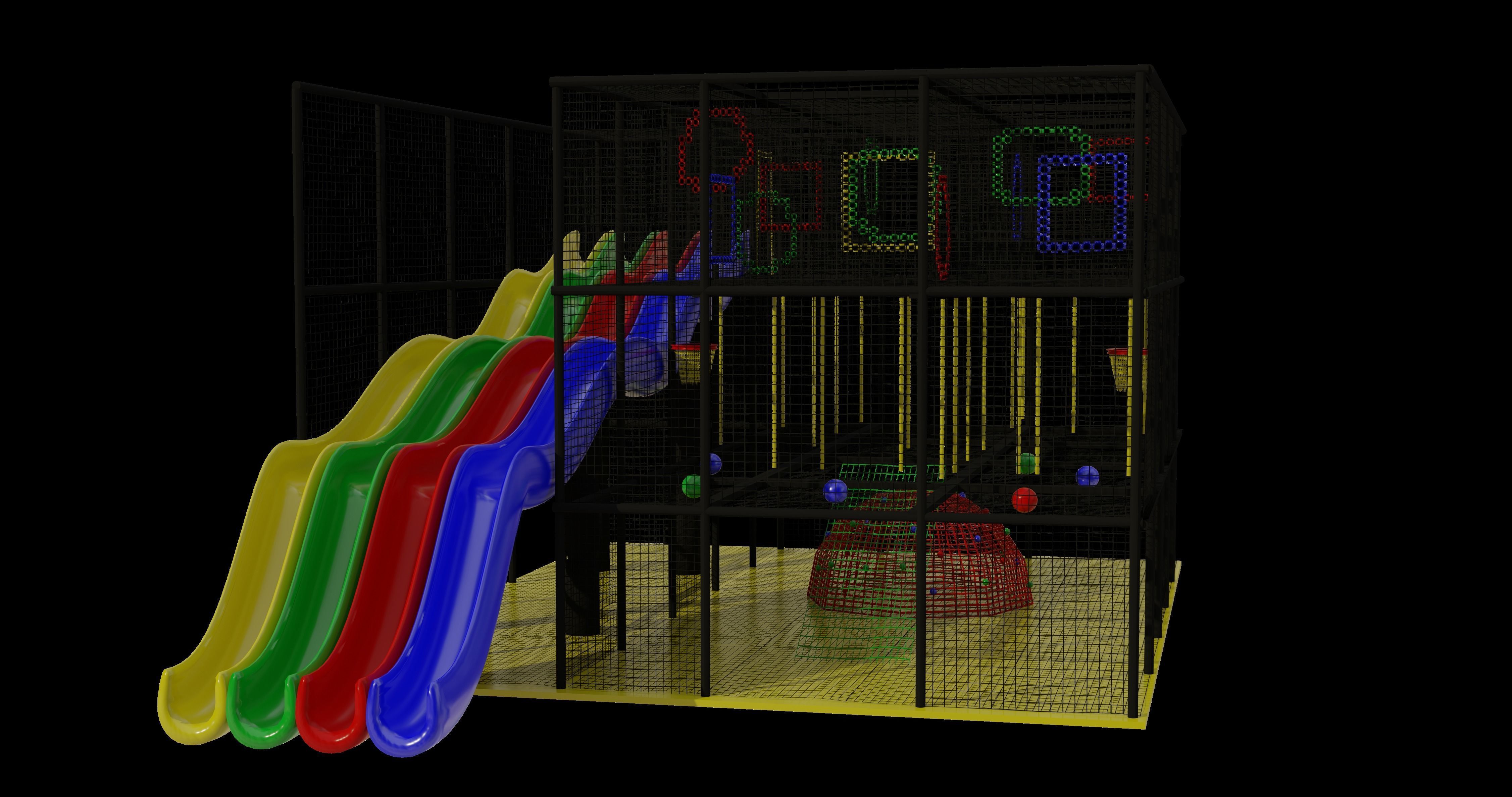 leisure park 3D model_2
