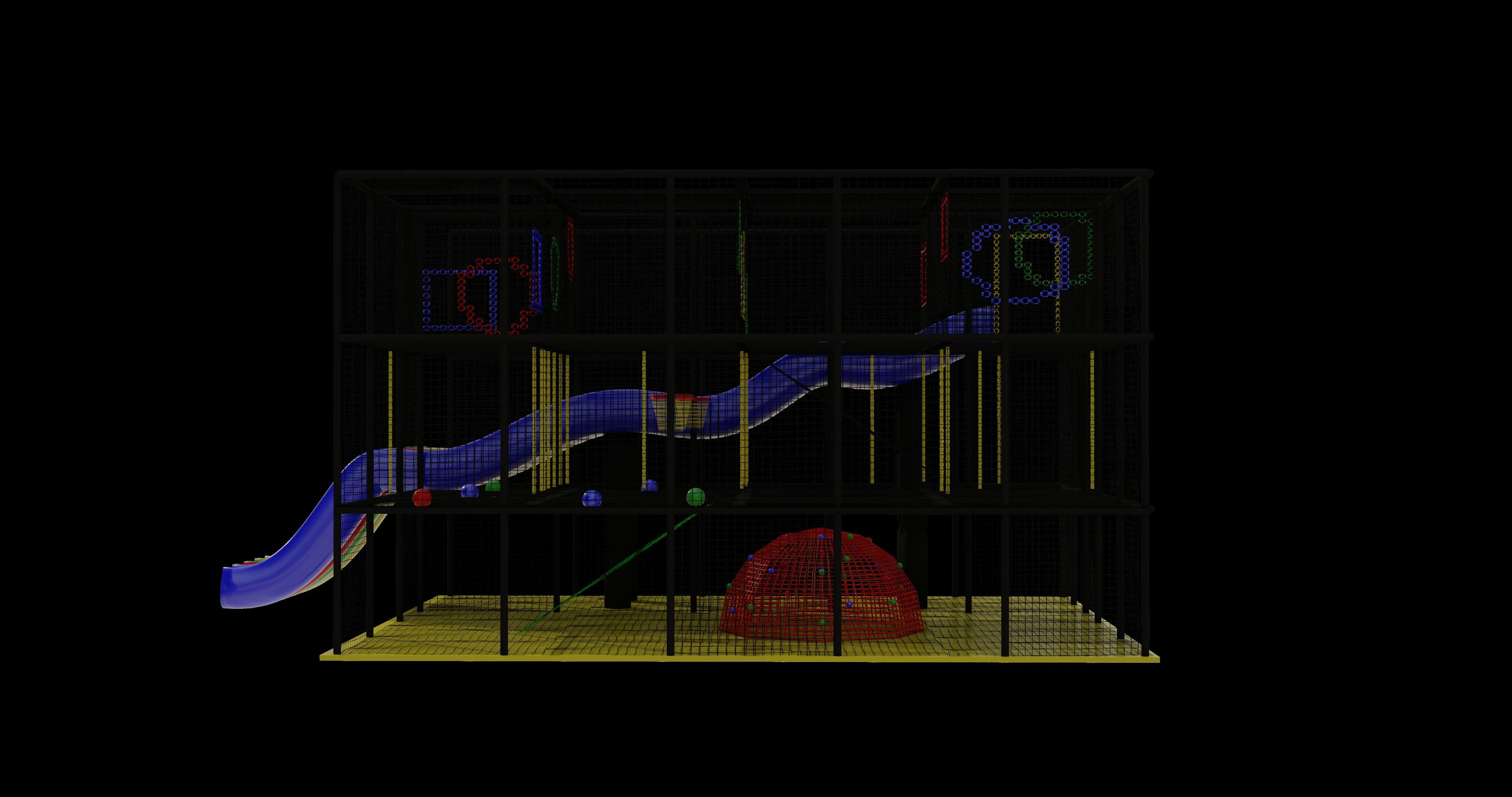 leisure park 3D model_3