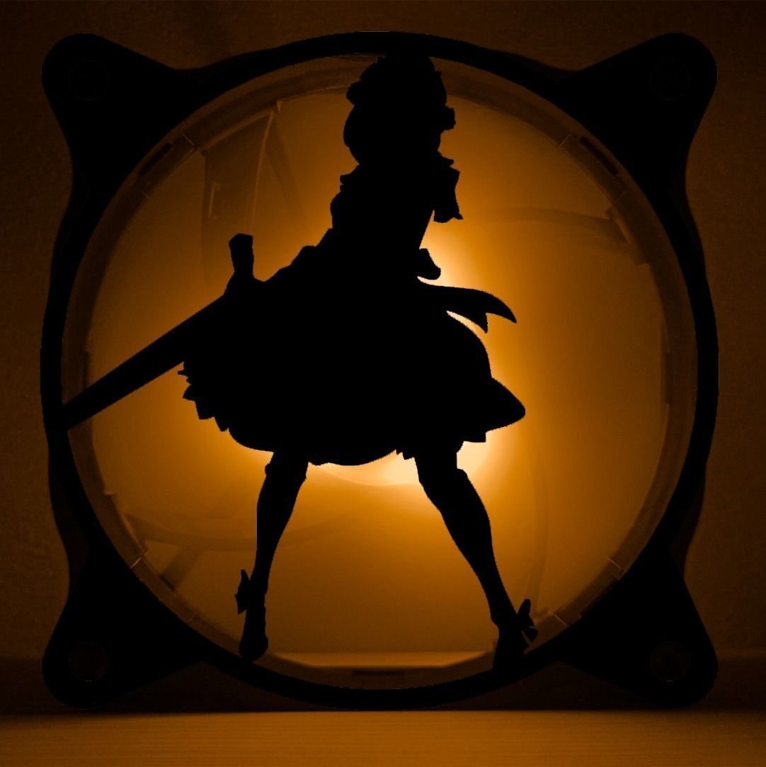 Genshin Impact Characters Geo PC fan cover  3D Model Collection_20