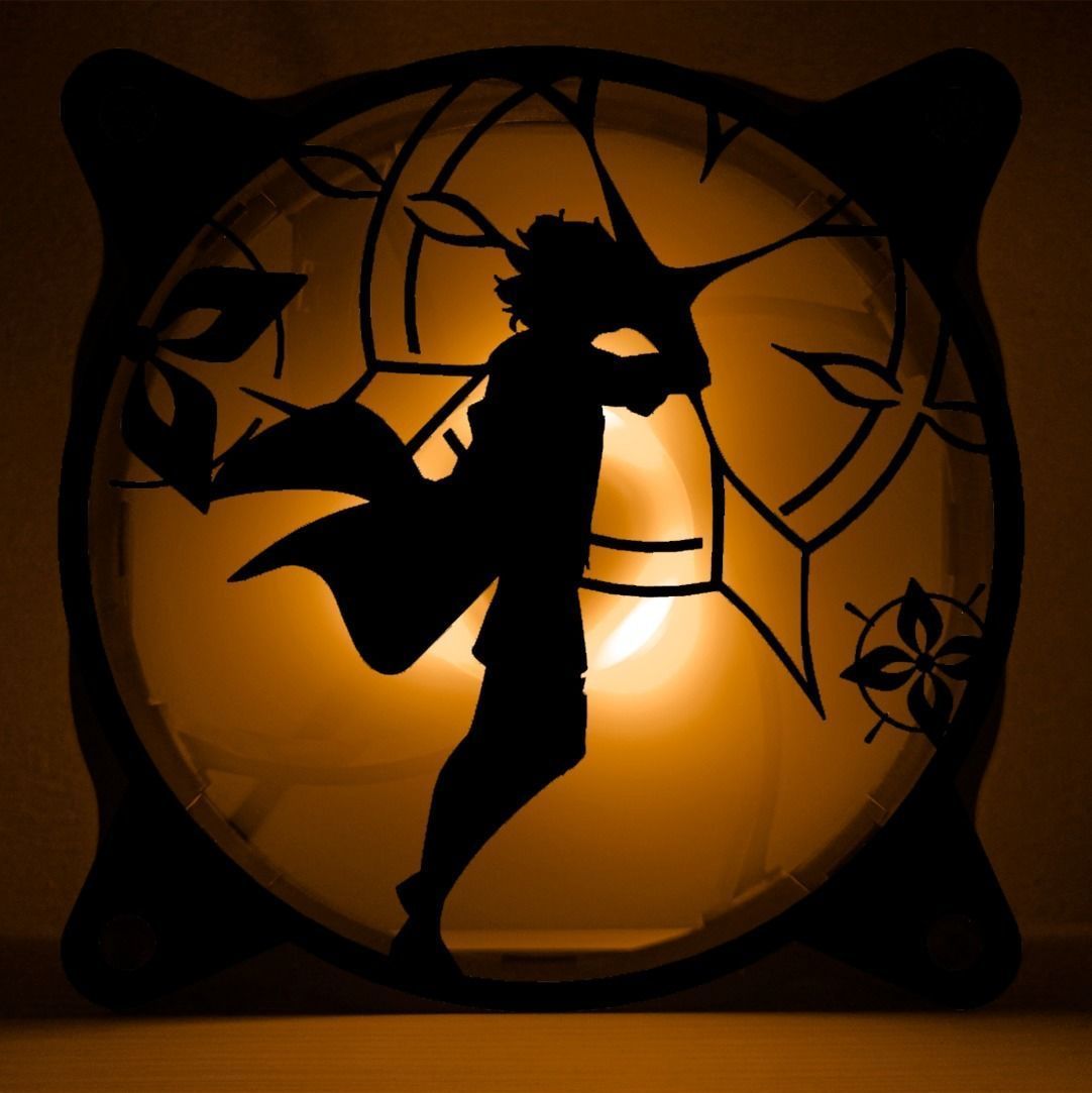 Genshin Impact Characters Geo PC fan cover  3D Model Collection_12