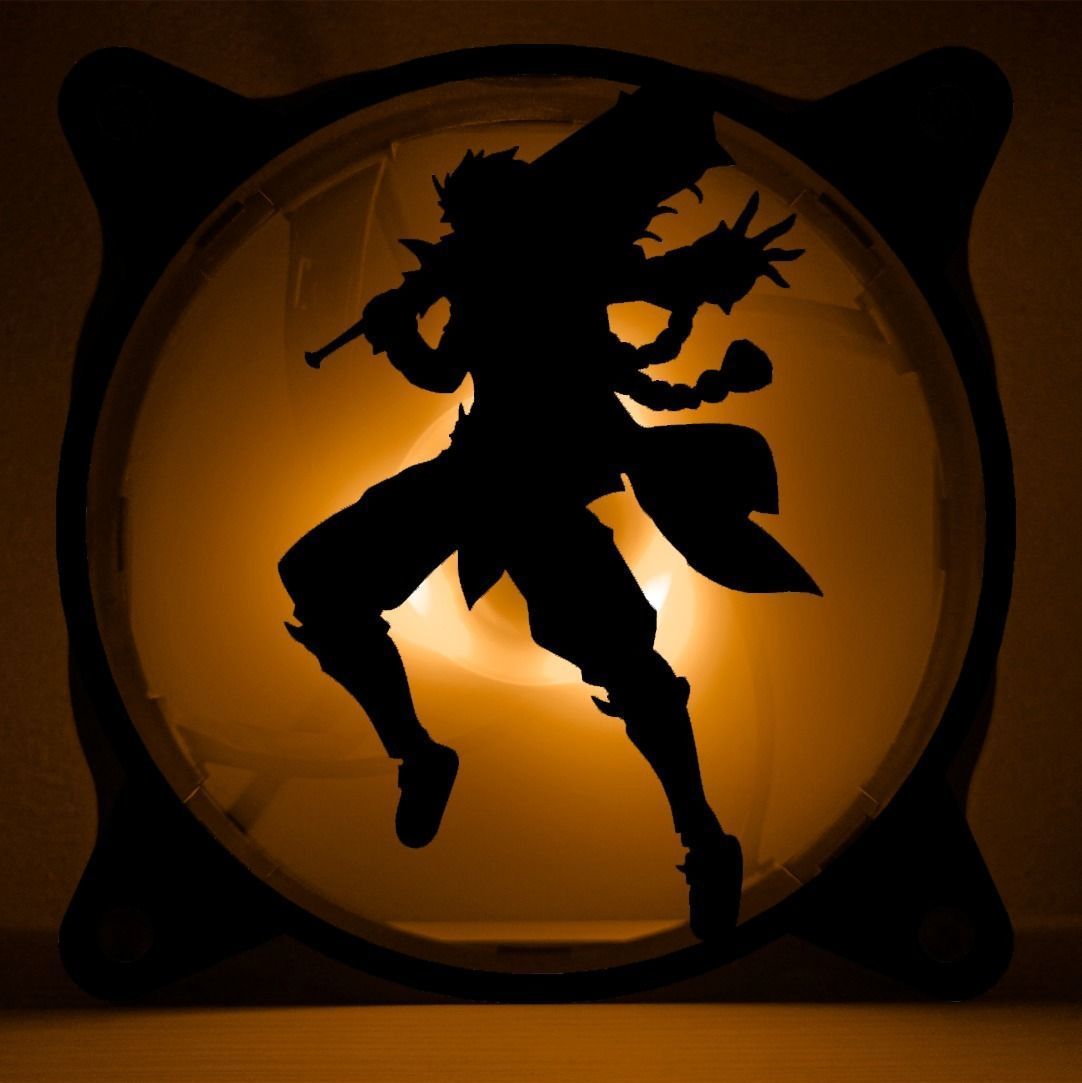 Genshin Impact Characters Geo PC fan cover  3D Model Collection_19