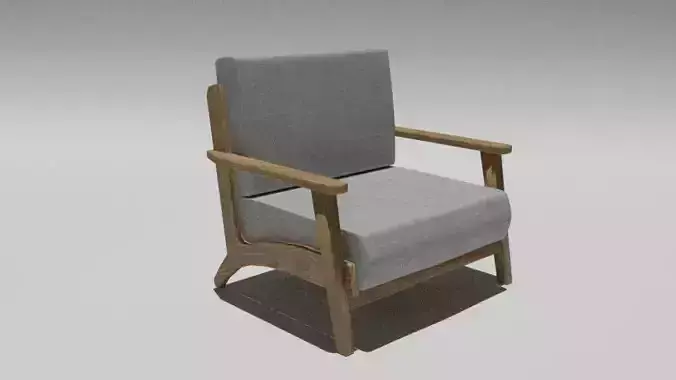 Sofa Chico con base de madera