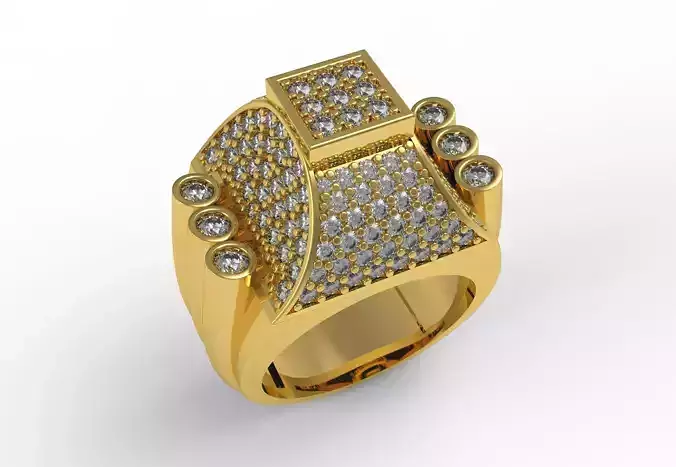 Antique Vintage Style Art Deco Diamond Ring