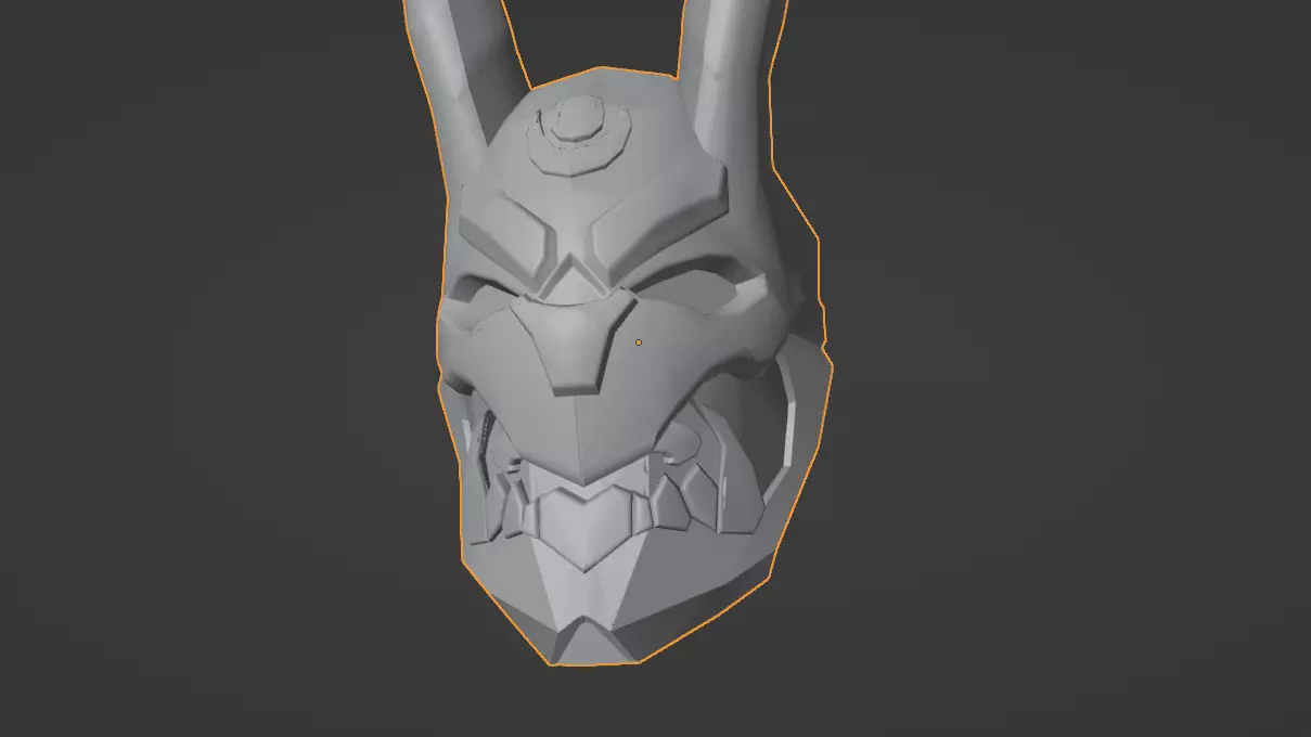 mask samurai free fire Free 3D print model