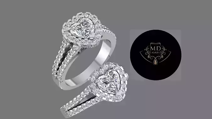  Wedding Ring 3D print model