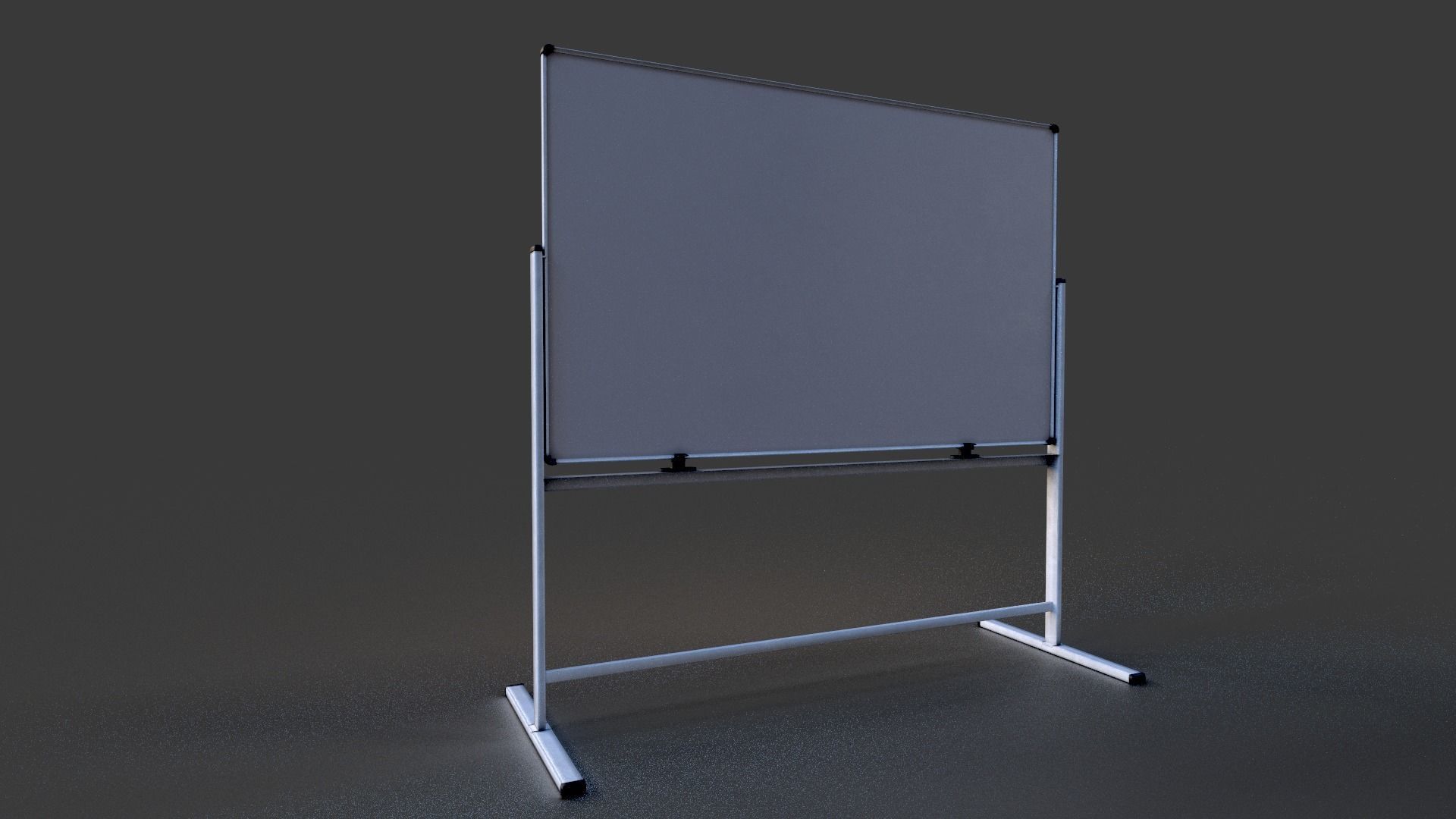 Whiteboard Low-poly 3D model_2