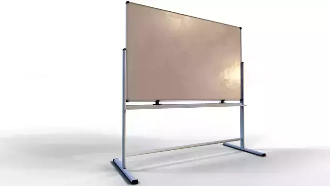 Whiteboard Low-poly 3D model
