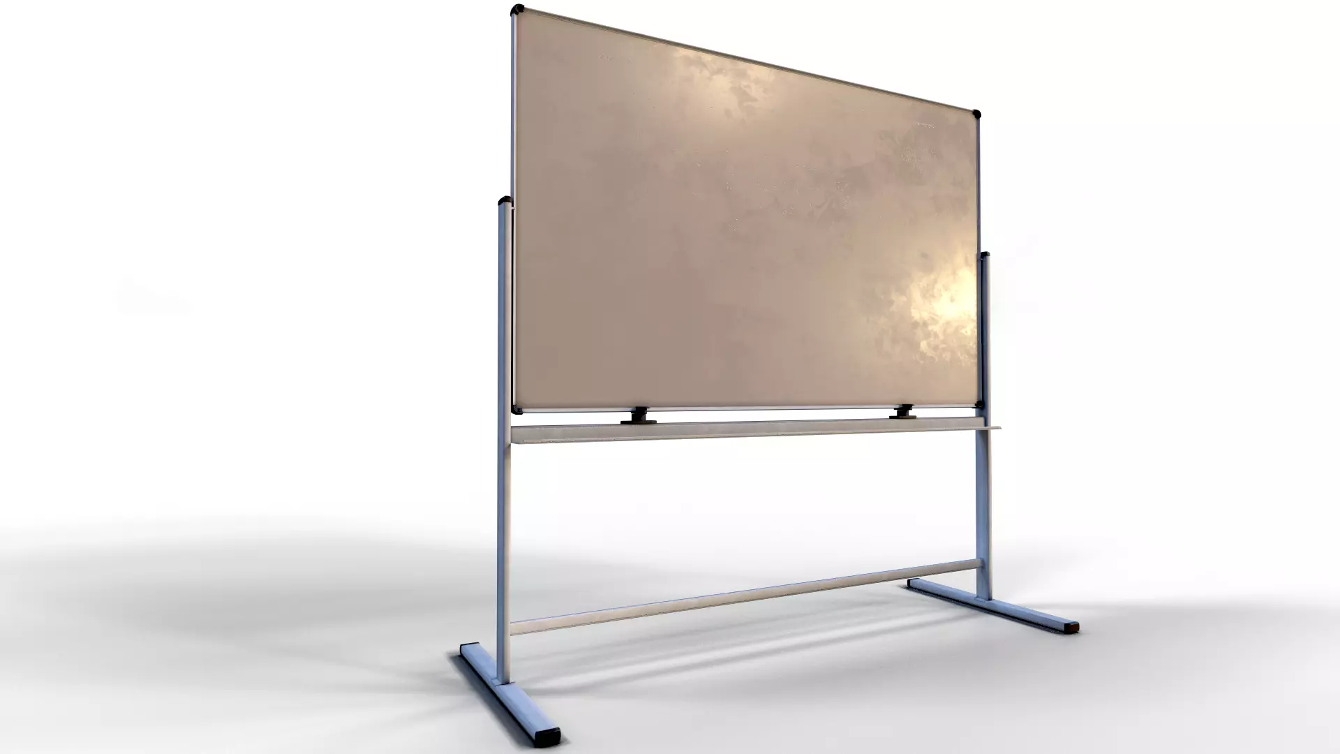 Whiteboard Low-poly 3D model_0