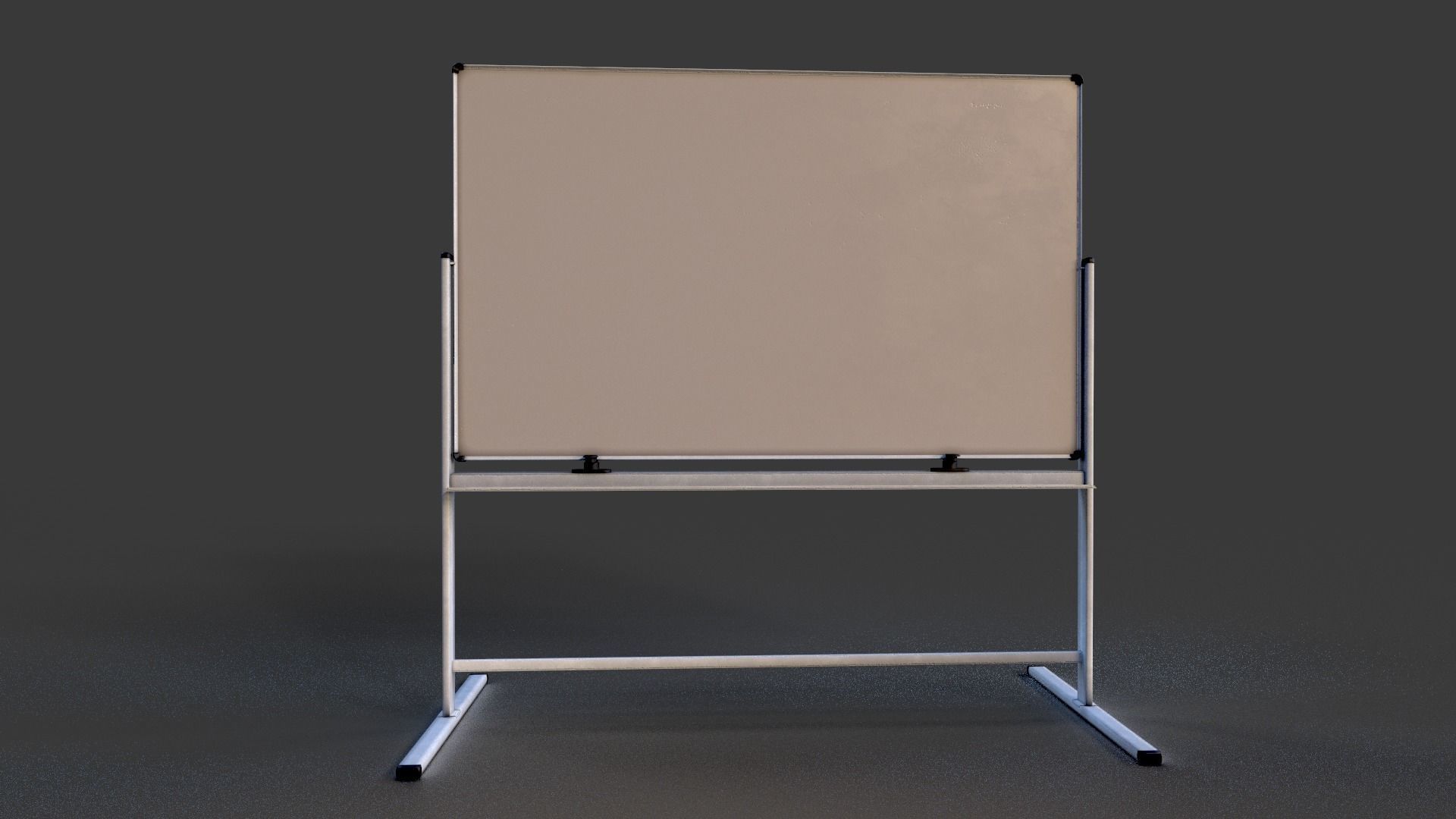 Whiteboard Low-poly 3D model_3