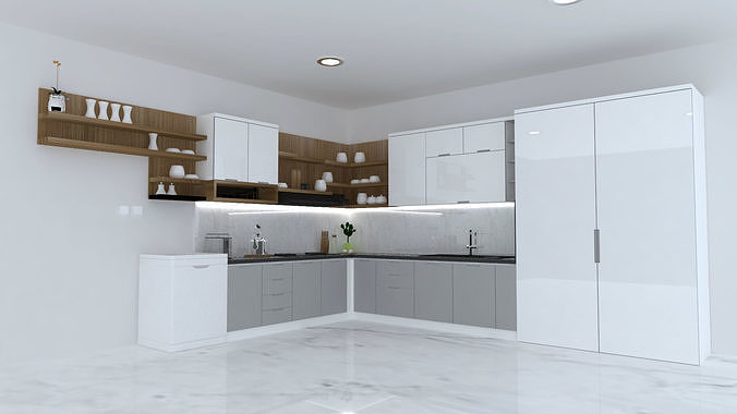 kitchen set 3D model