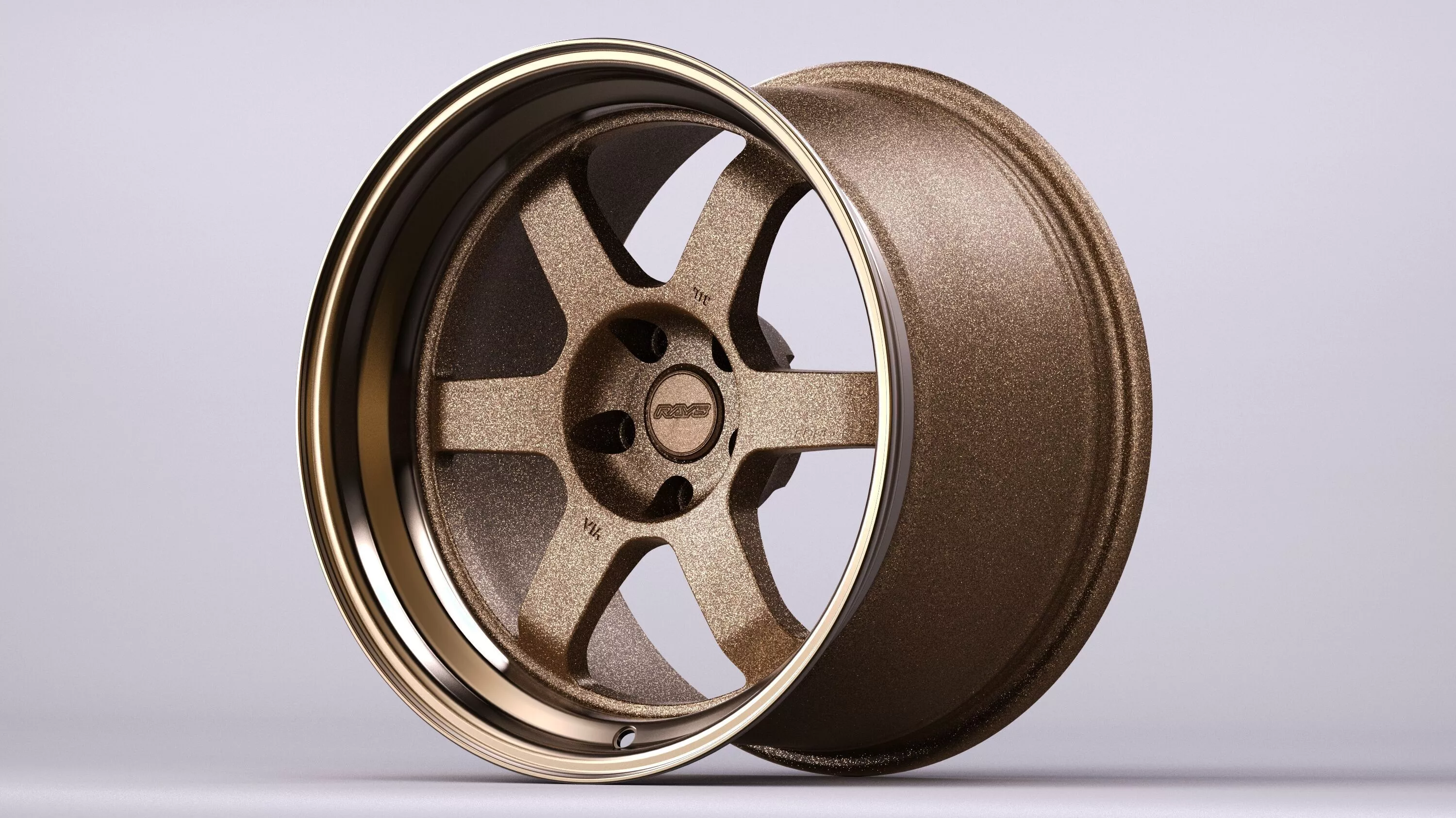 Volk RAYS TE37V Low-poly 3D model