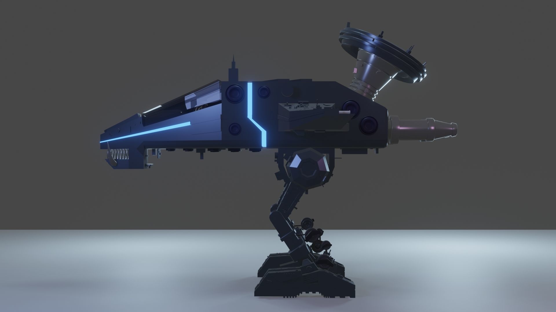 monster jet x1 3D model_7