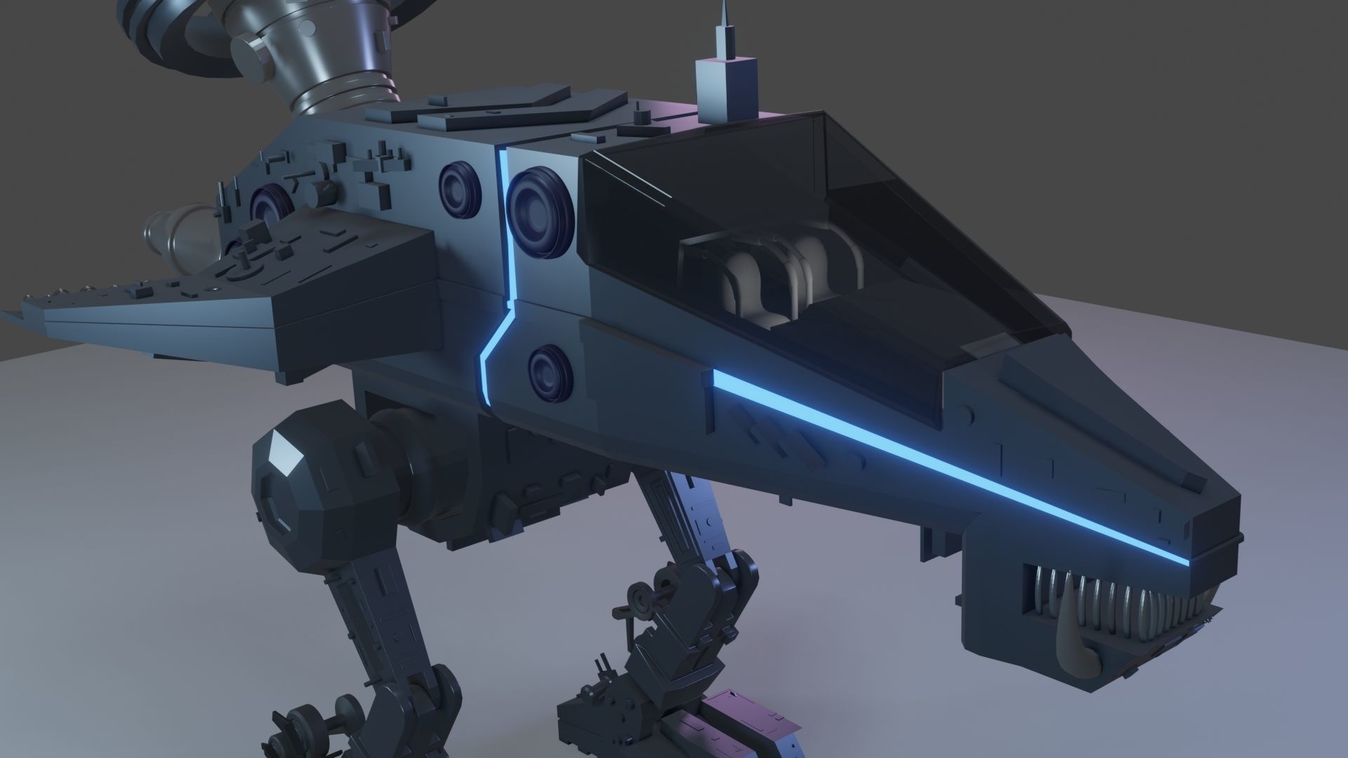 monster jet x1 3D model_17