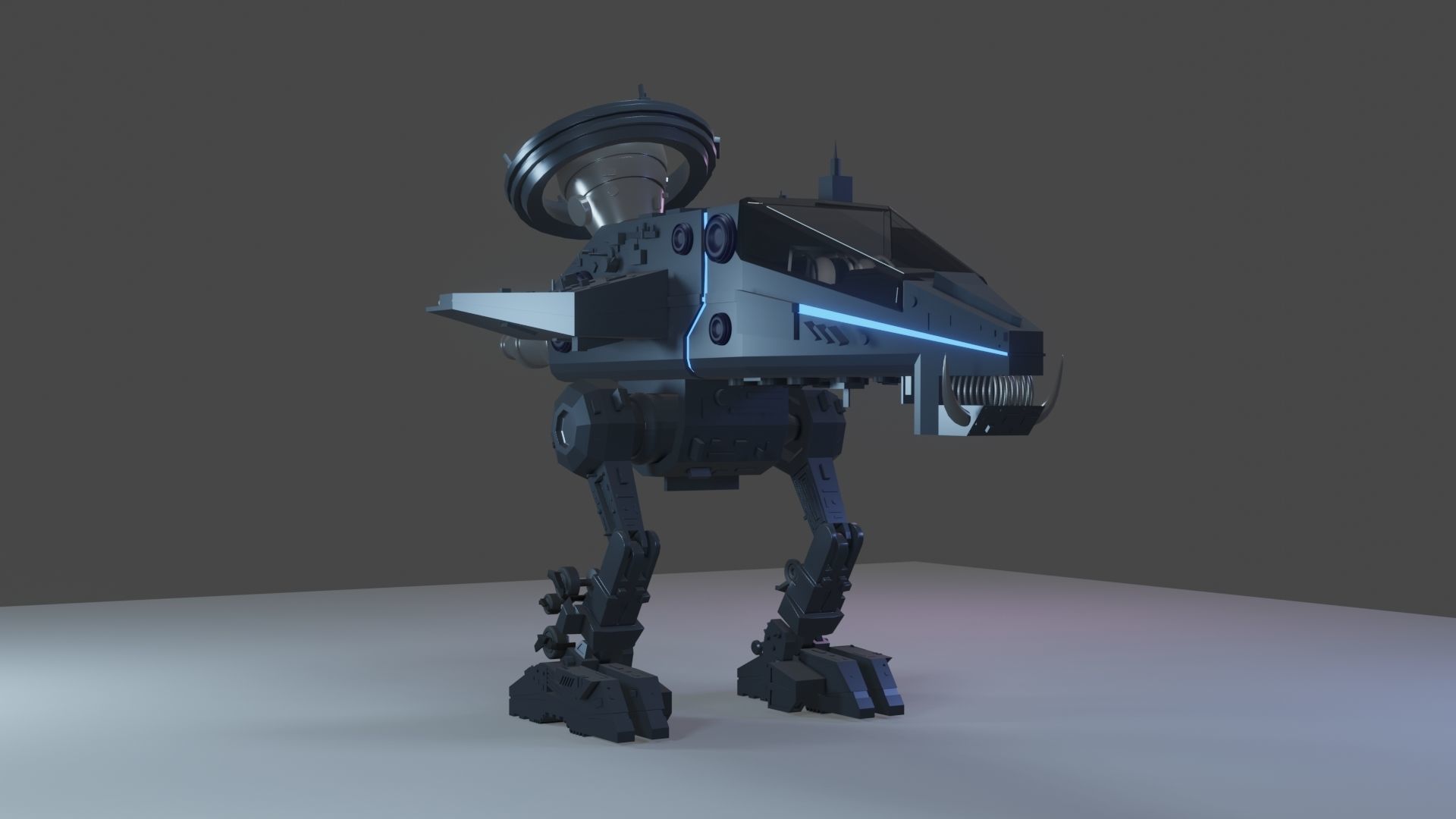 monster jet x1 3D model_3