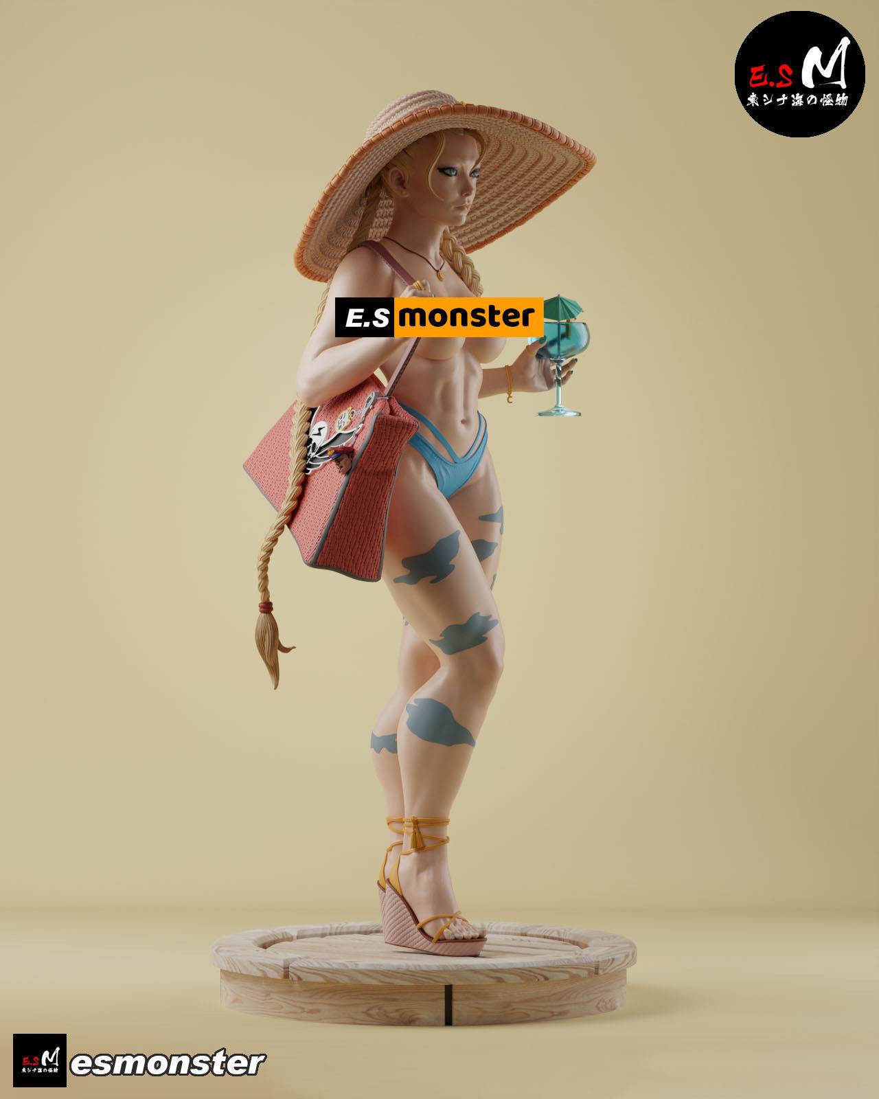 Cammy CHARACTER BY ESM 3D print model_9