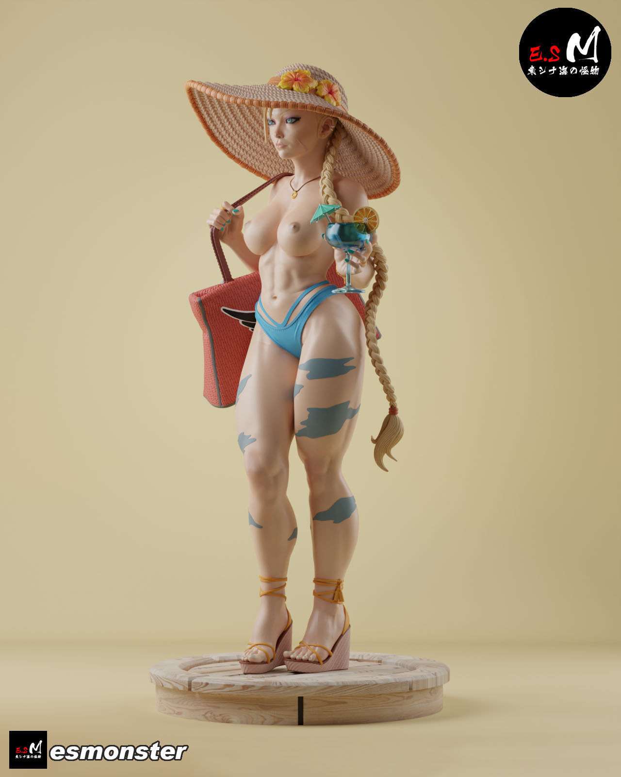 Cammy CHARACTER BY ESM 3D print model_11
