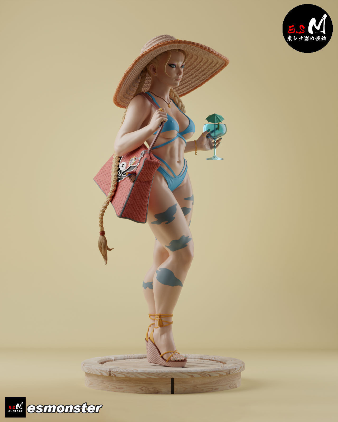 Cammy CHARACTER BY ESM 3D print model_2