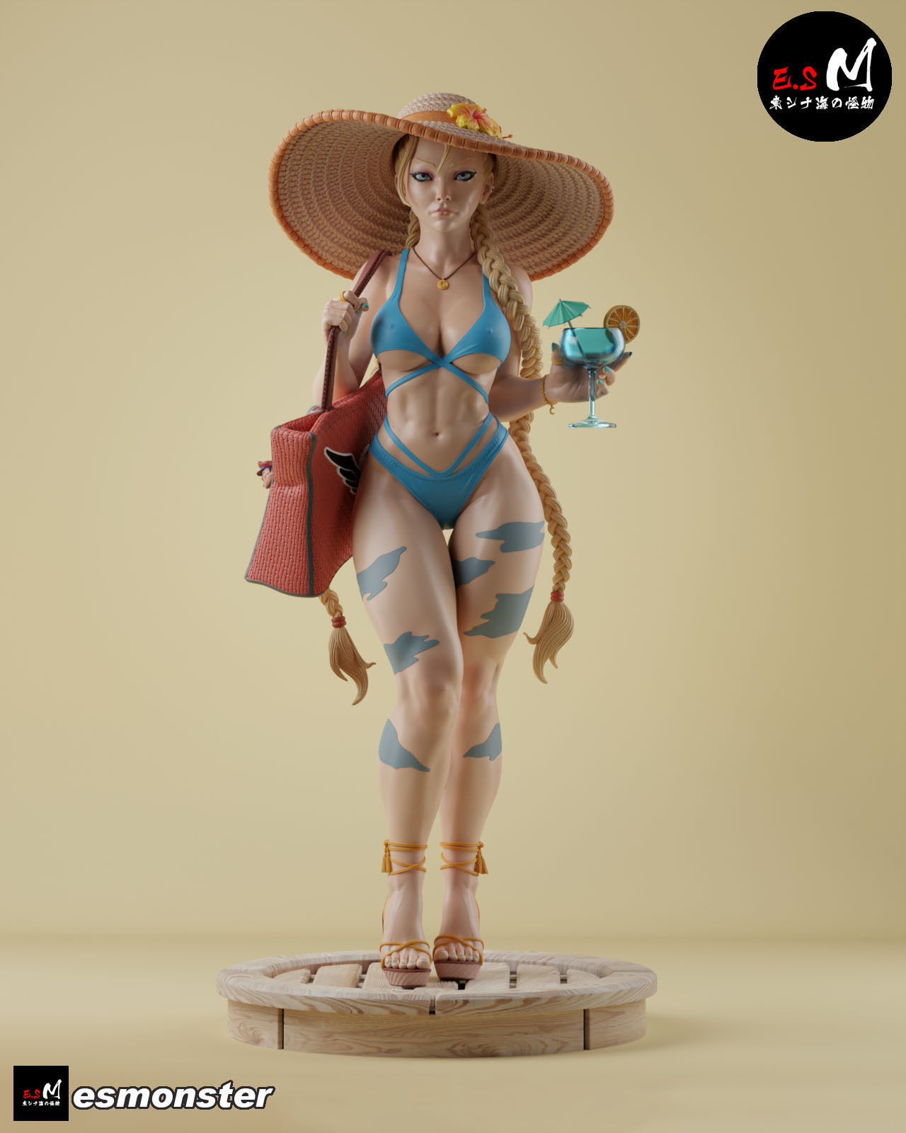 Cammy CHARACTER BY ESM 3D print model_1