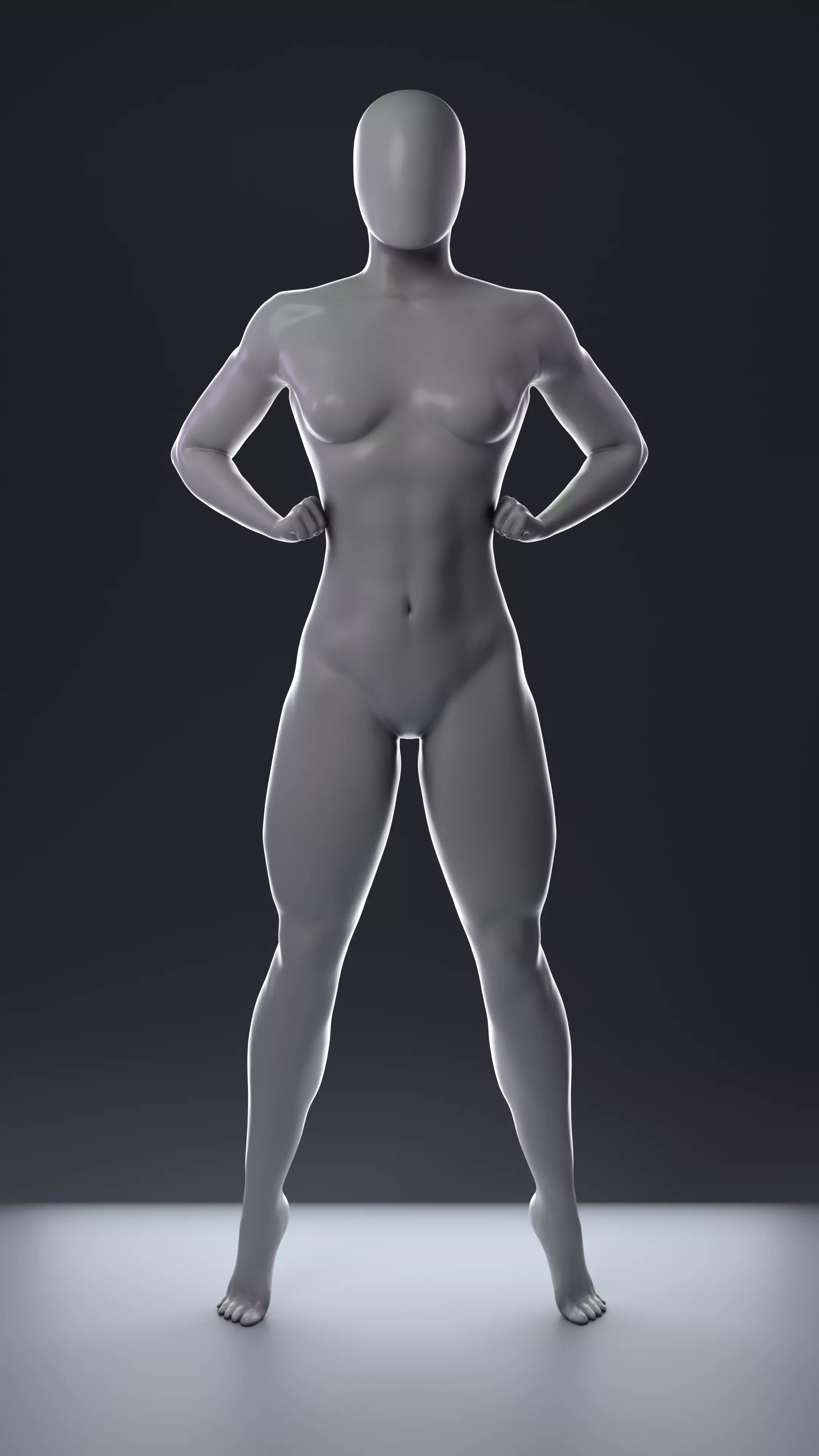 Female Anatomy Sculpture 3D print model_0