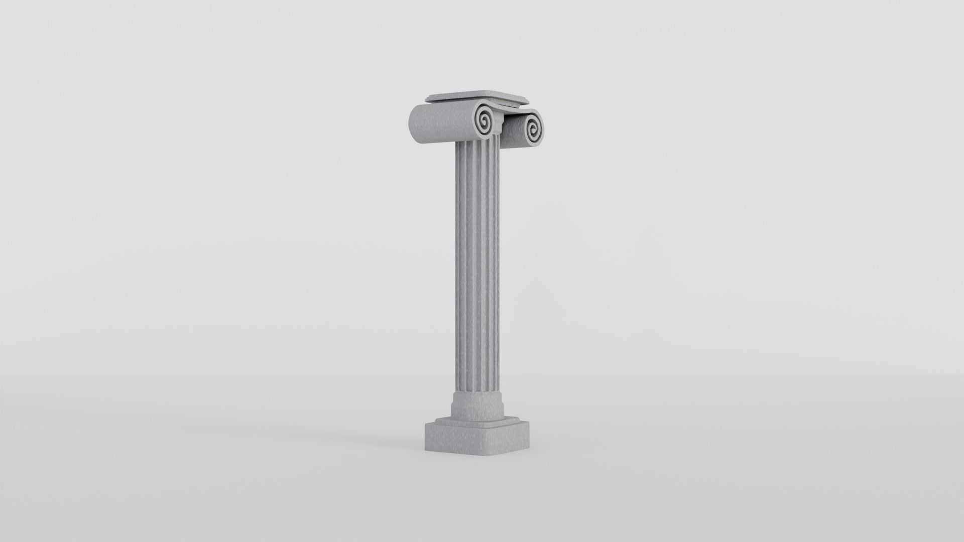 Greek Pillar 3D model_3