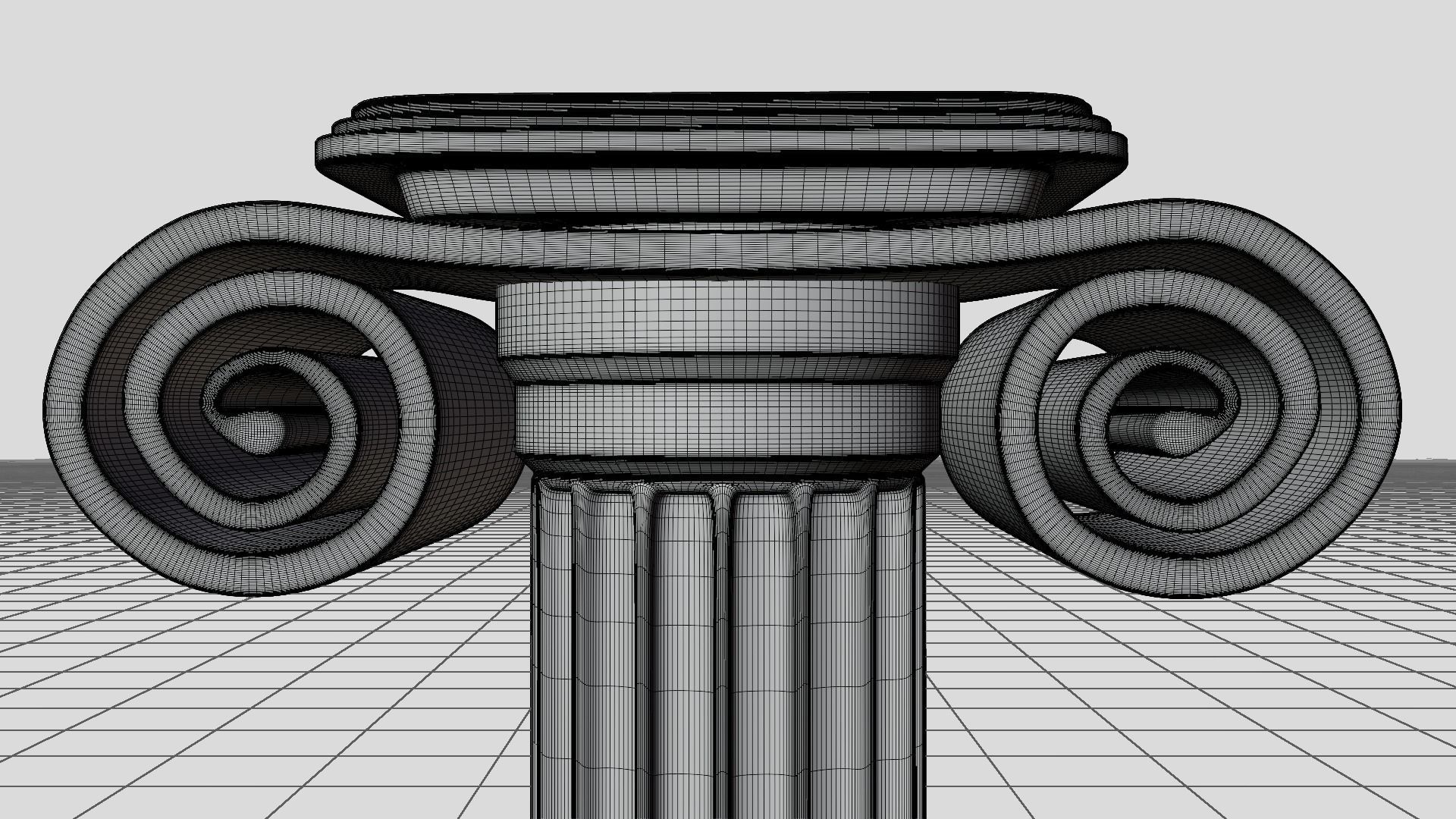 Greek Pillar 3D model_9