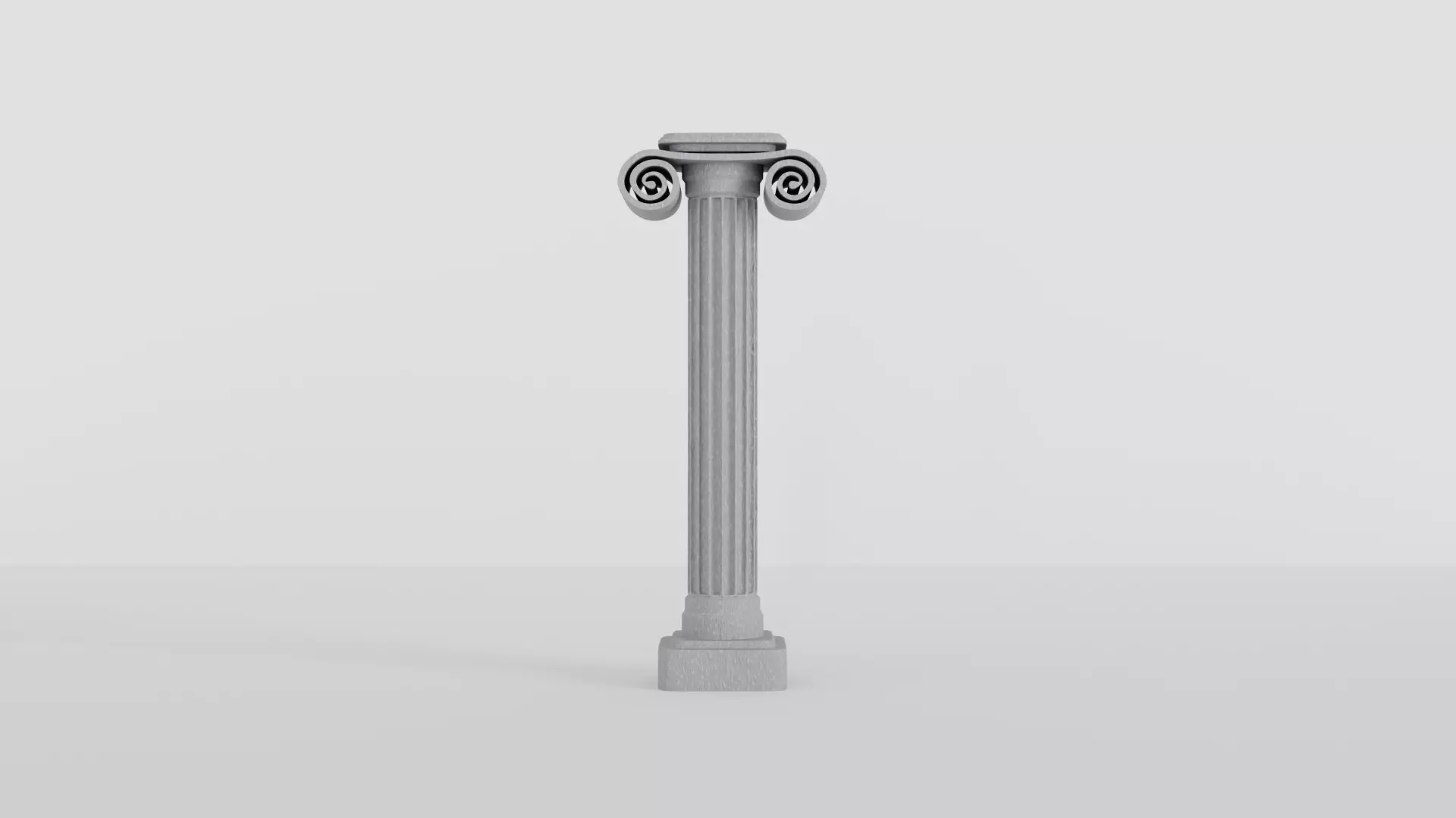 Greek Pillar 3D model_0