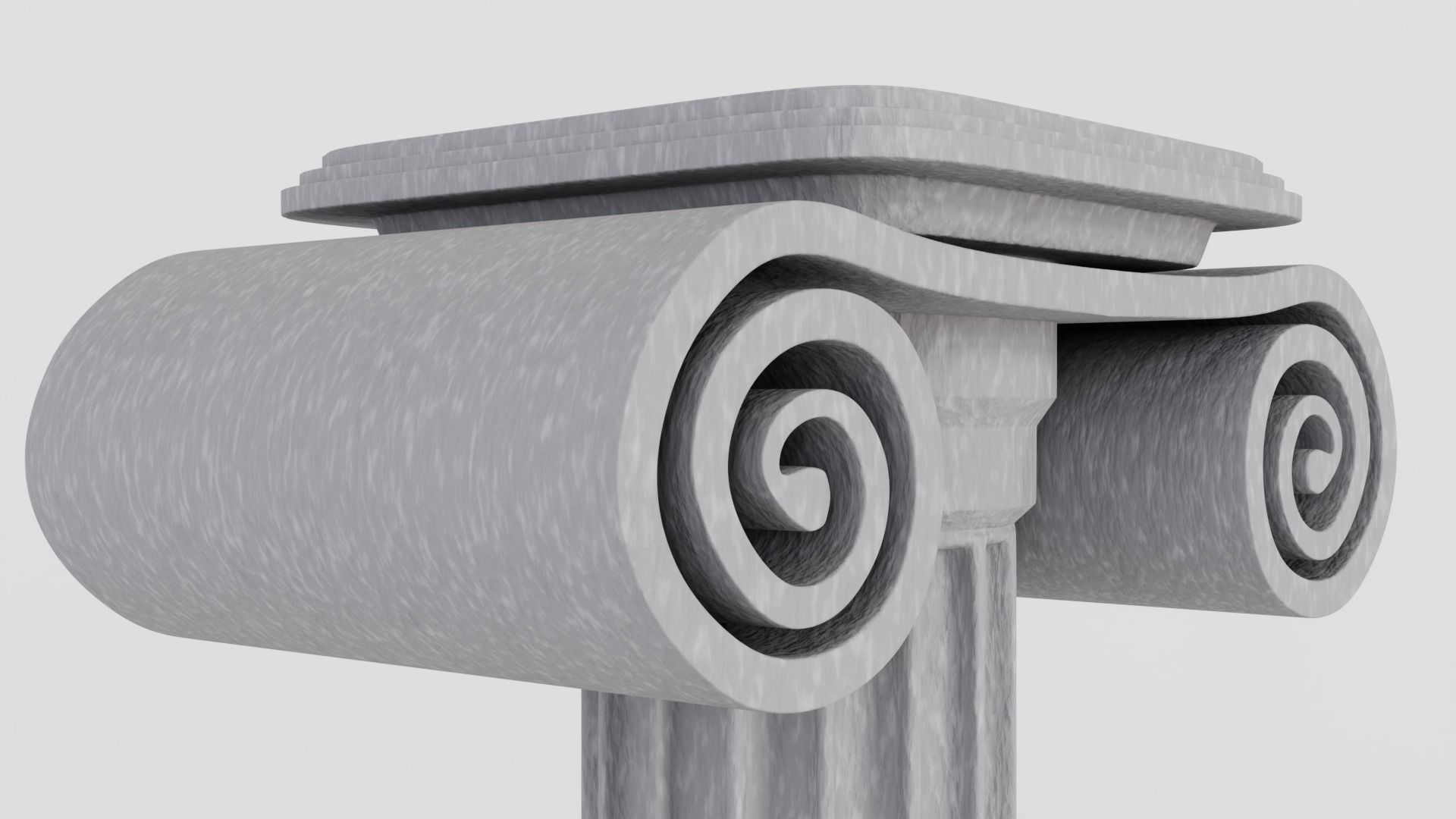 Greek Pillar 3D model_6