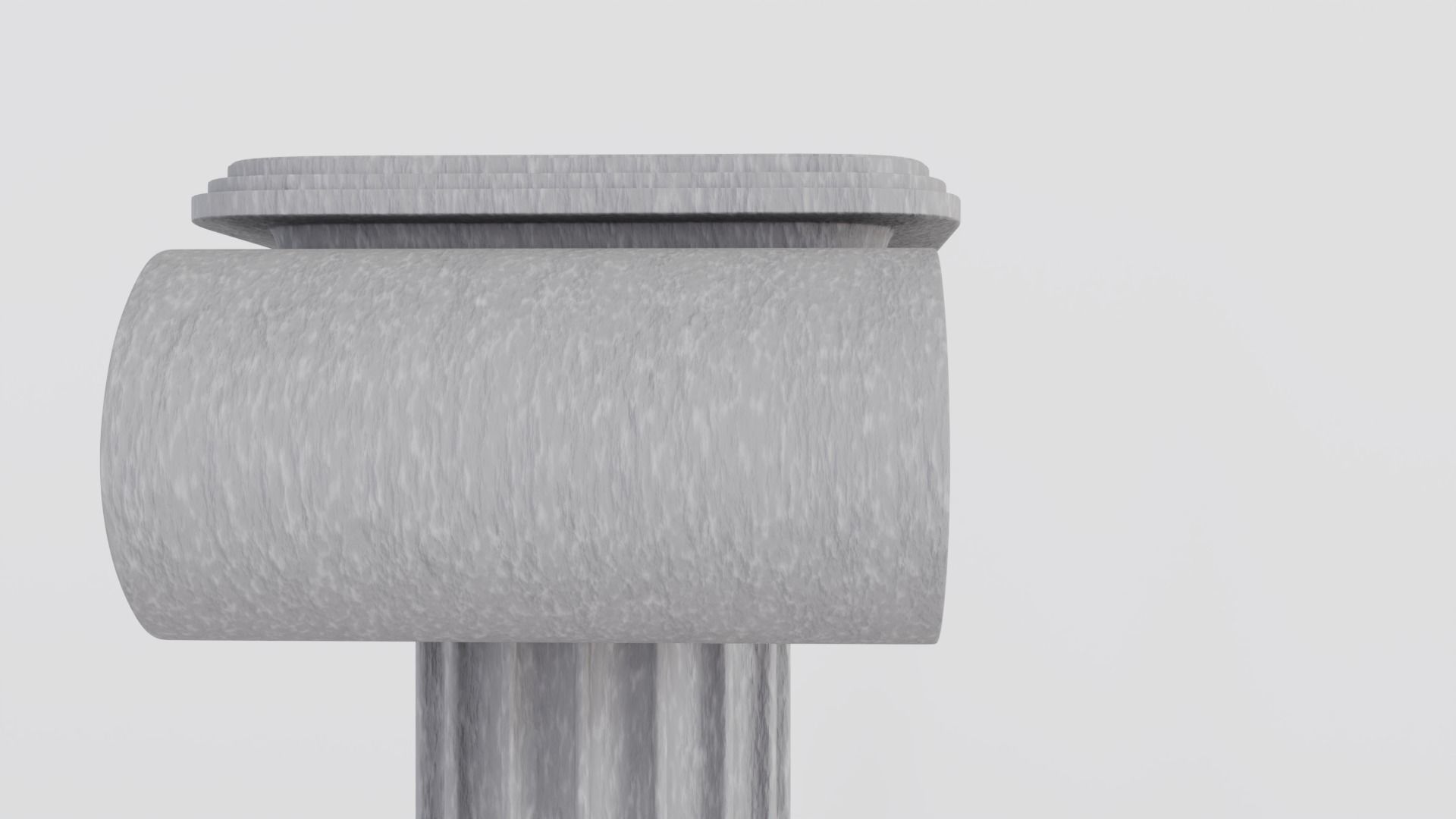 Greek Pillar 3D model_4