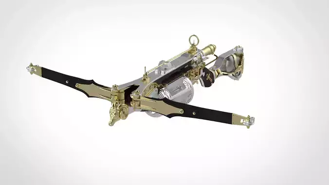 Crossbow from the movie Van Helsing 2004 3d model
