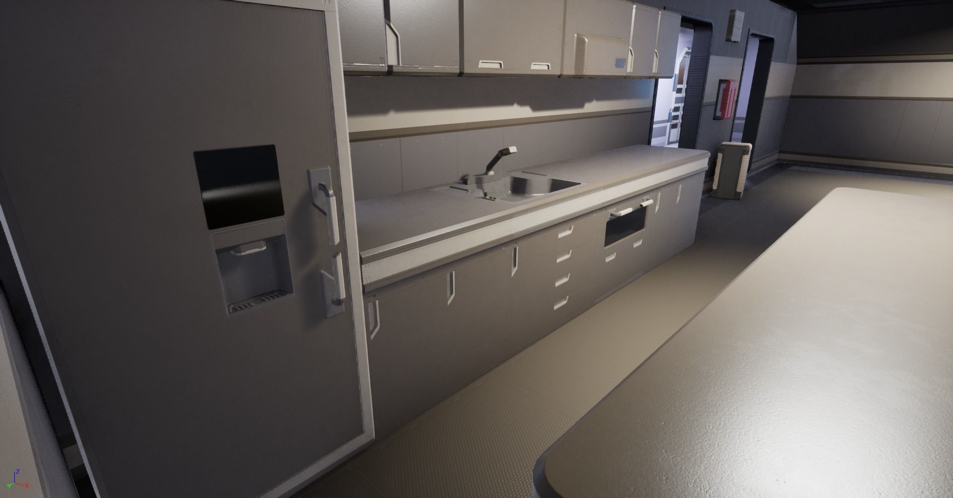 Modular Scifi Base pack all colors customizable Low-poly 3D model_28