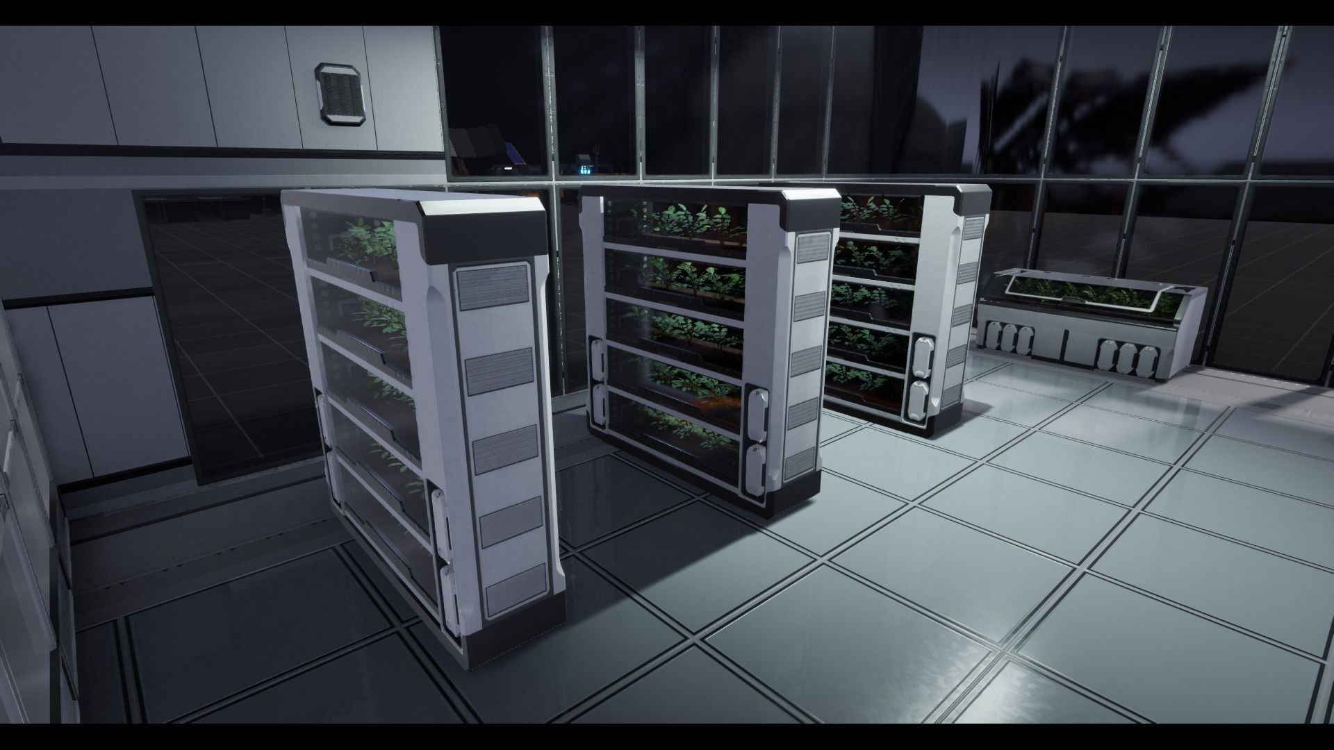 Modular Scifi Base pack all colors customizable Low-poly 3D model_14