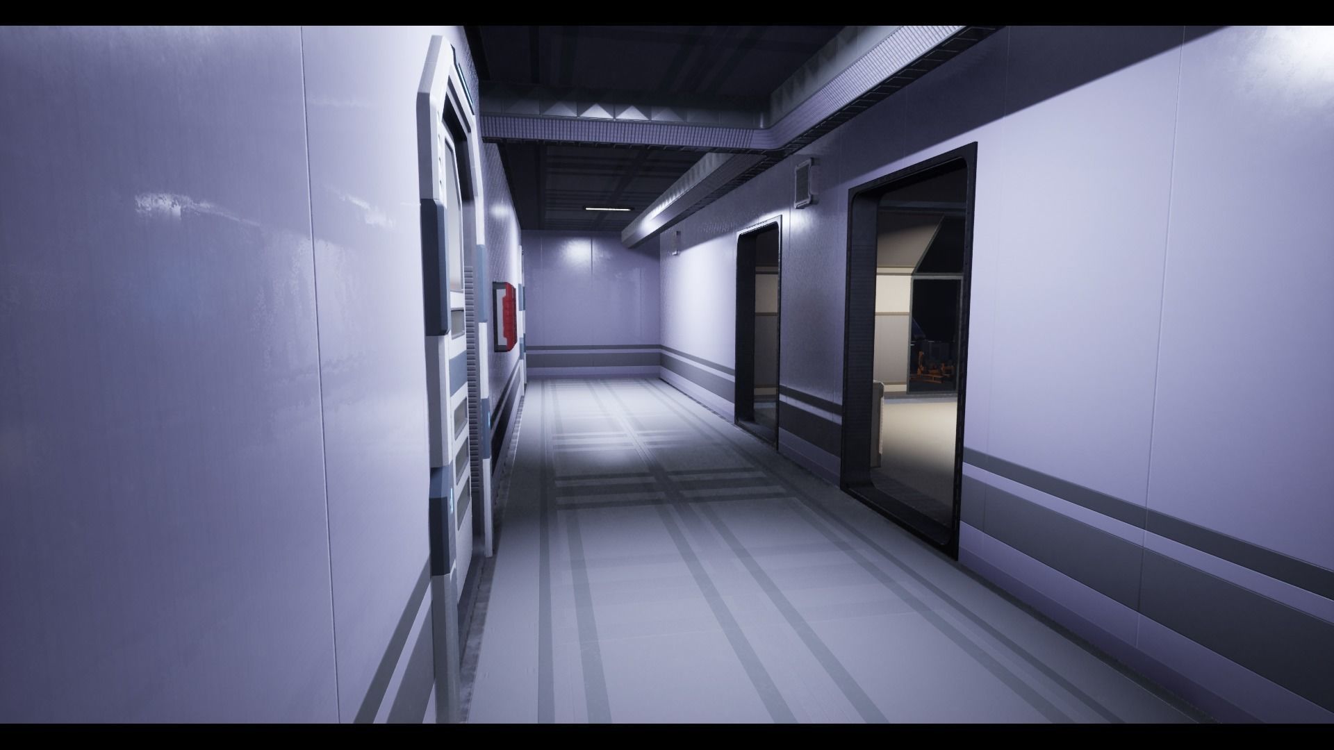 Modular Scifi Base pack all colors customizable Low-poly 3D model_23