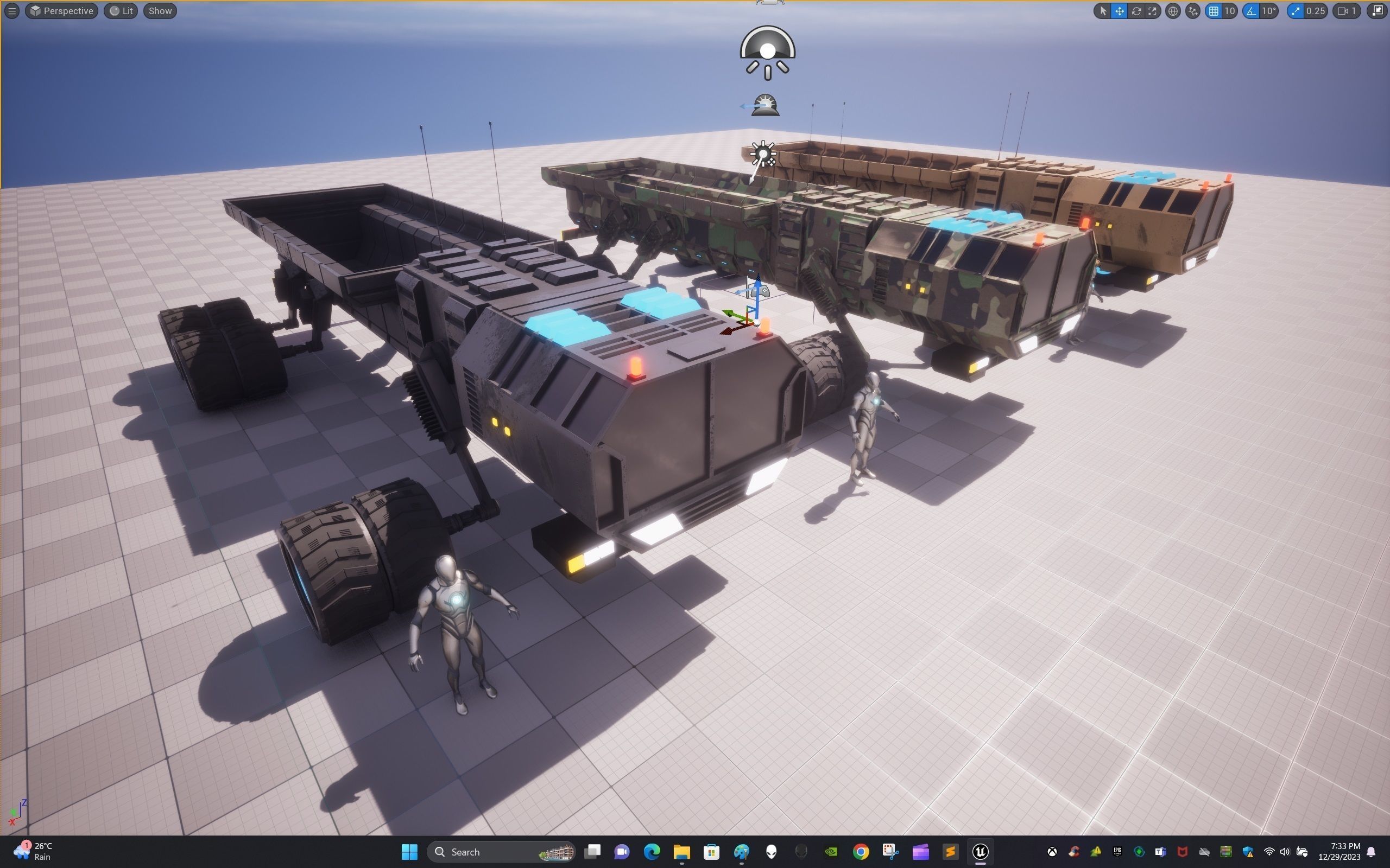 Rover Four Low-poly 3D model_26