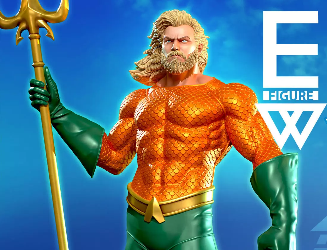 Aquaman - 3D STL READY TO PRINT 3D print model_0